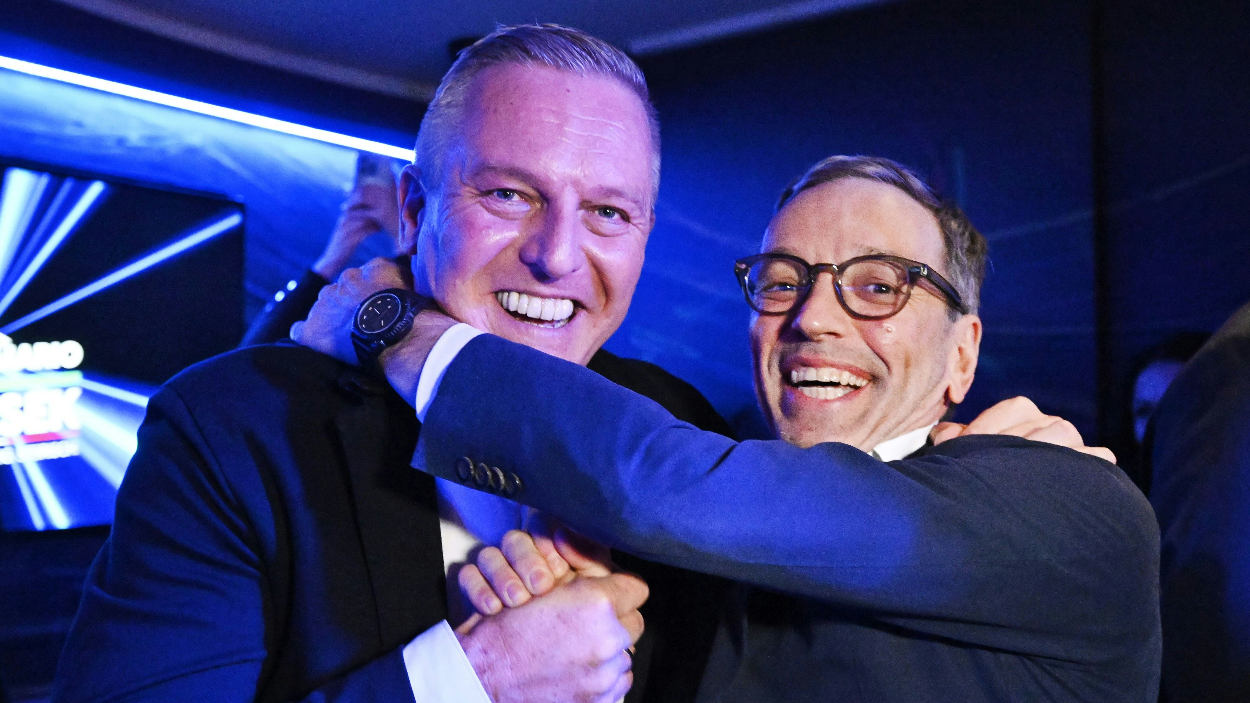 Mario Kunasek wird erster FPÖ-Landeshauptmann seit Jörg Haider. Herbert Kickl gratulierte am Dienstag.