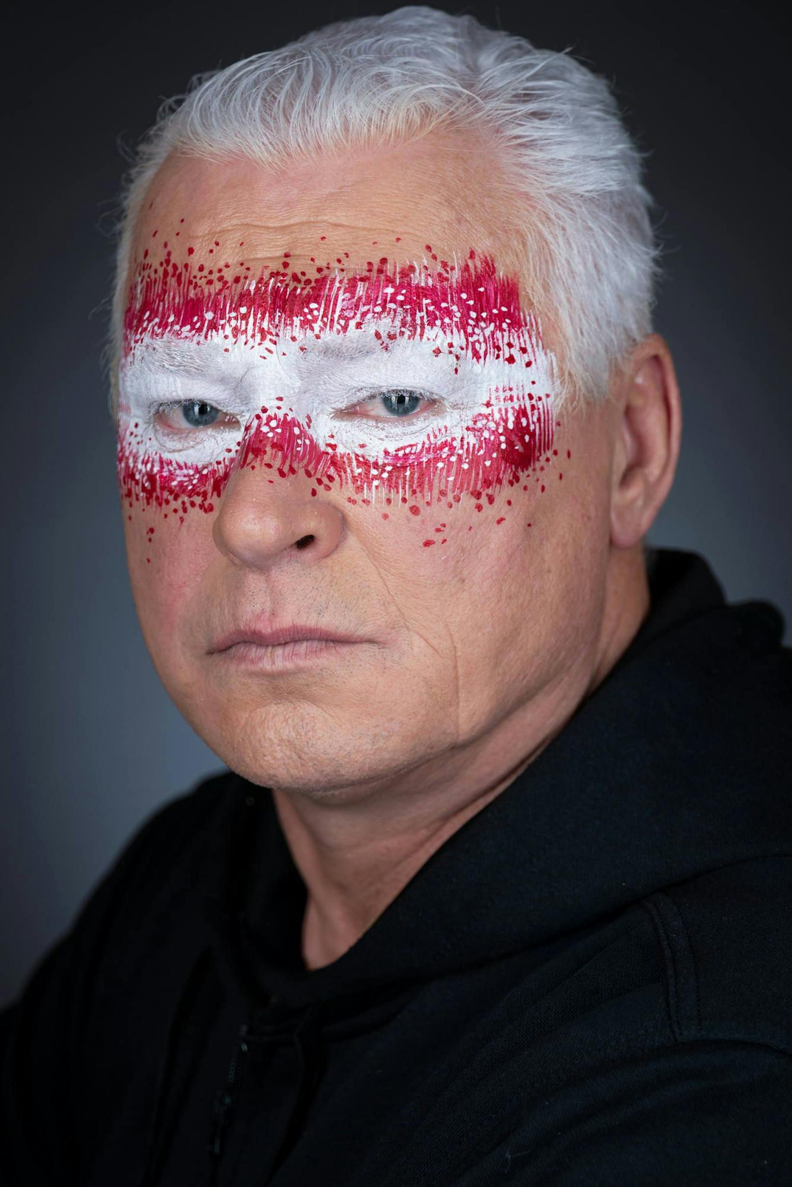 Toni Polster hatte Spaß beim Shooting, auch wenn er auf diesem Bild etwas grimmig aussieht