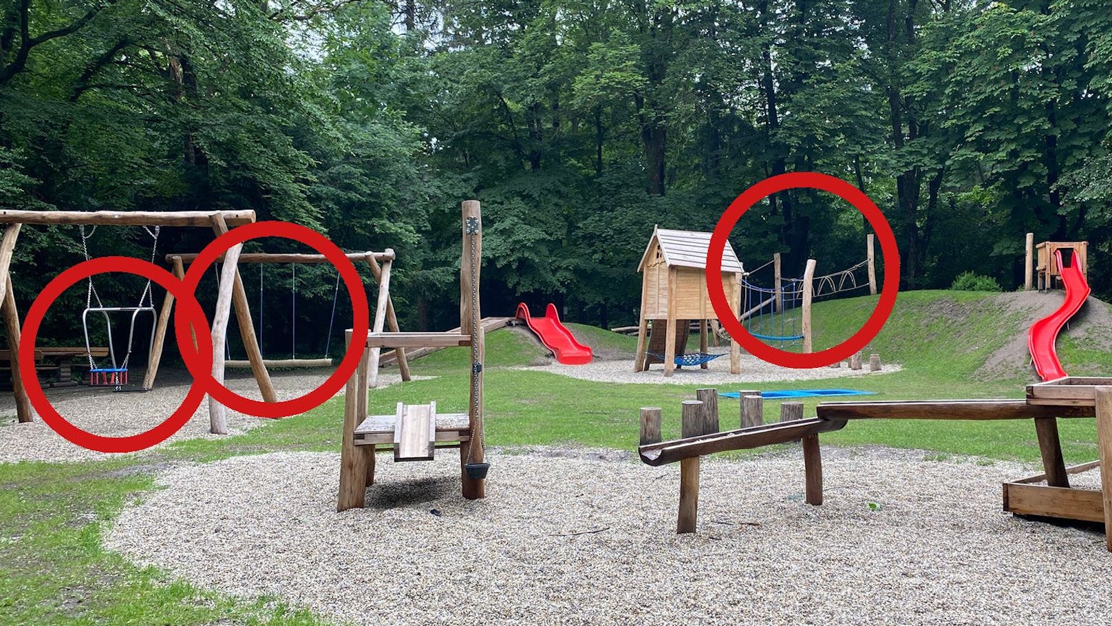 Vandalismus – ganzer Spielplatz muss gesperrt werden