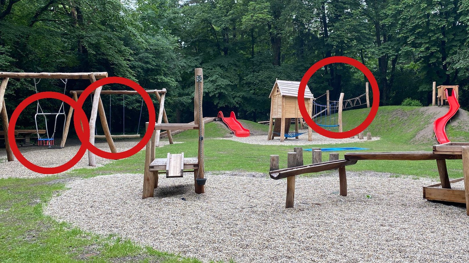 Vandalismus – ganzer Spielplatz muss gesperrt werden