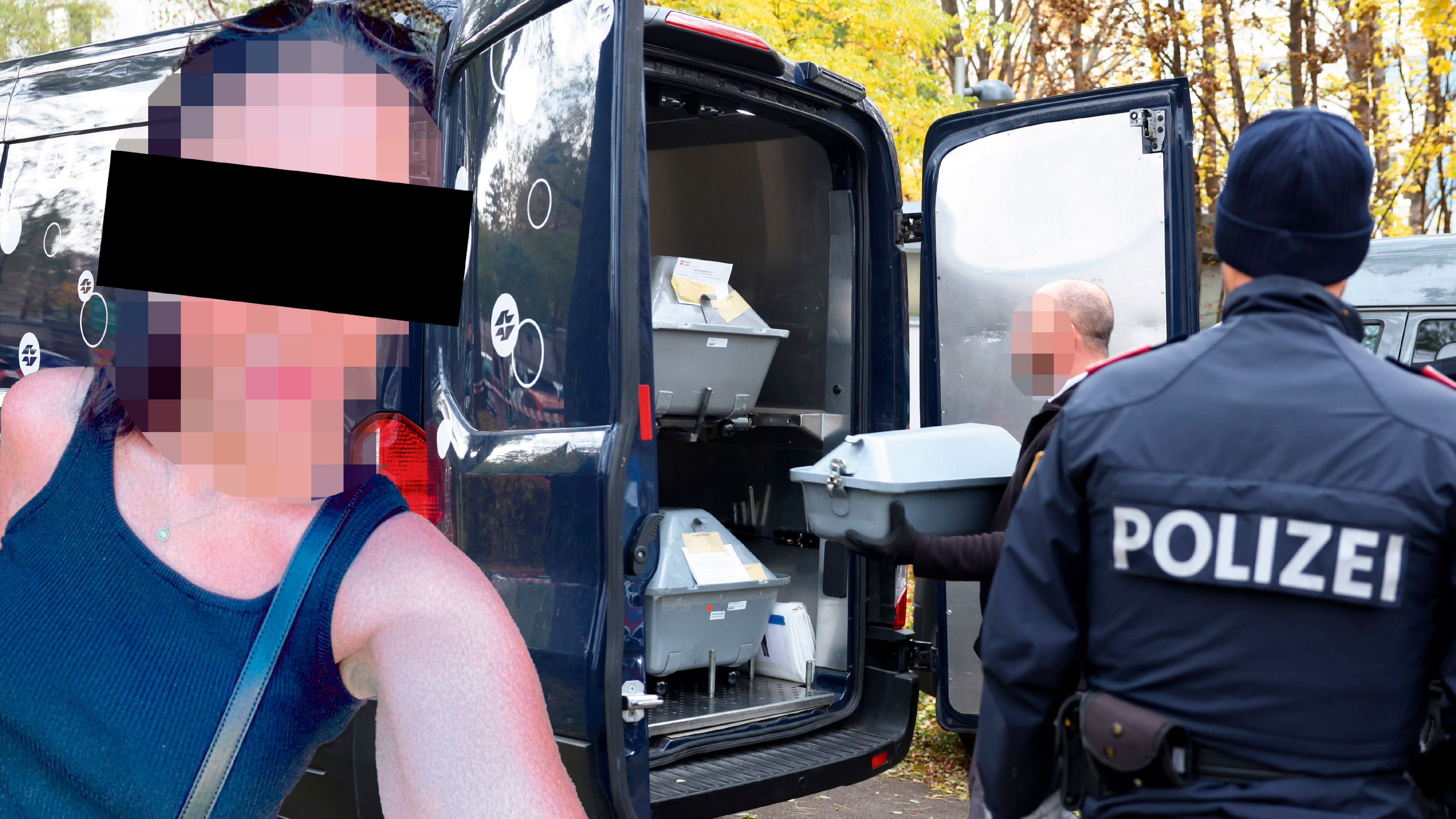 Herzzerreißend: Bestatter bringen das tote Baby in einem Kindersarg weg – sie durfte nur 10 Tage alt werden.