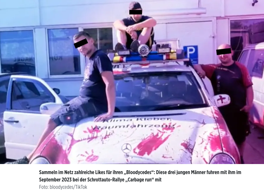 Sieht aus wie nach einem Massaker: Die deutsche Kripo ermittelt wegen des 