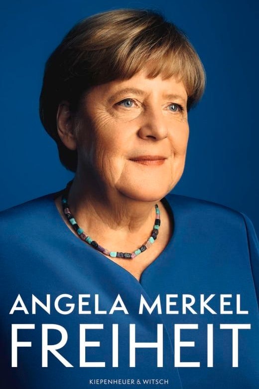 Angela Merkel "Freiheit", auf der Rückseite befindet sich ein Foto mit der berühmten Raute