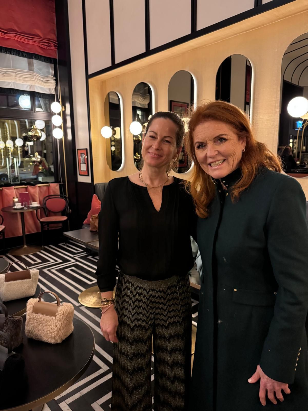 Birgit Lauda posierte mit Sarah Ferguson