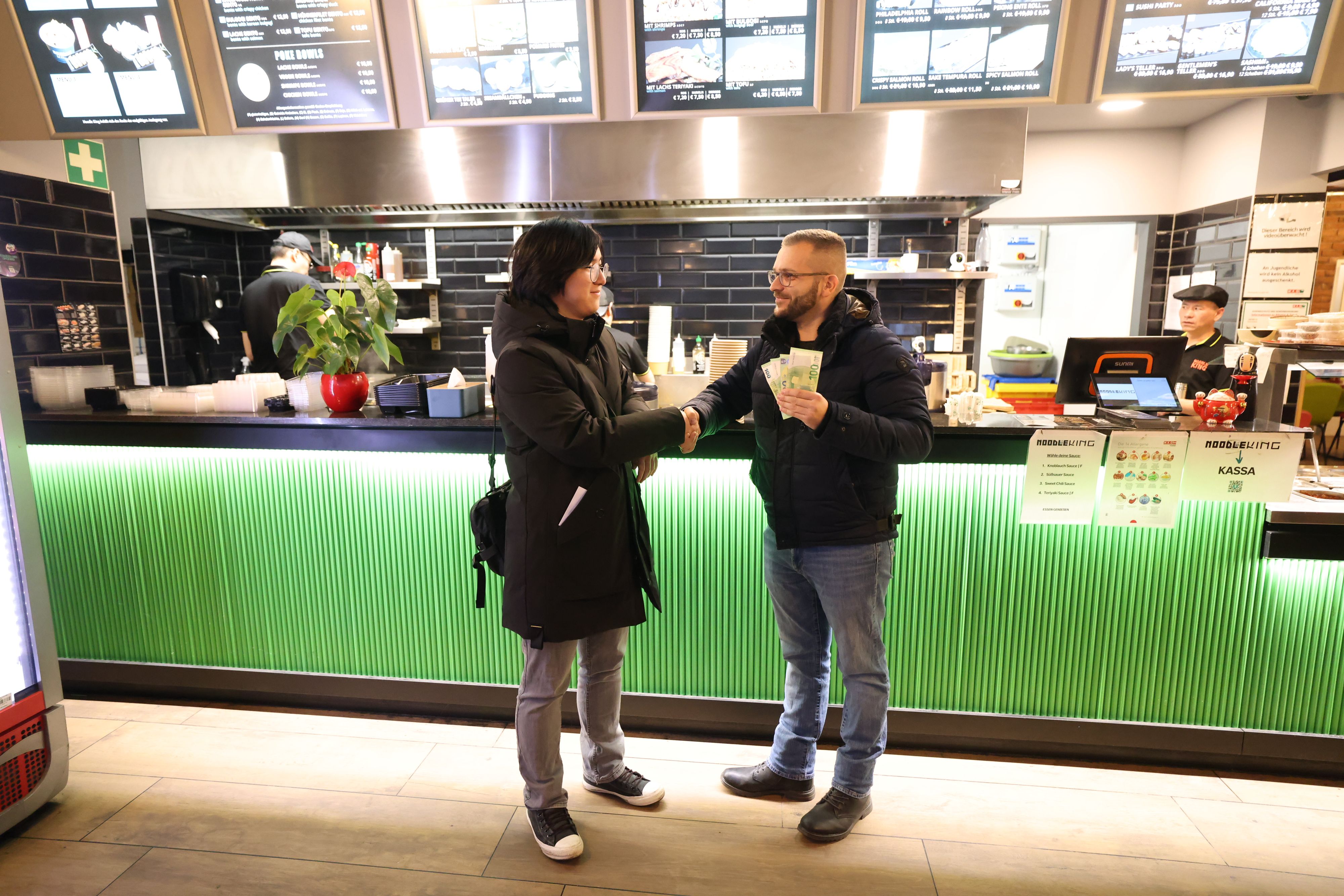 Herr I. bekam die 400 Euro großzügigerweise von 