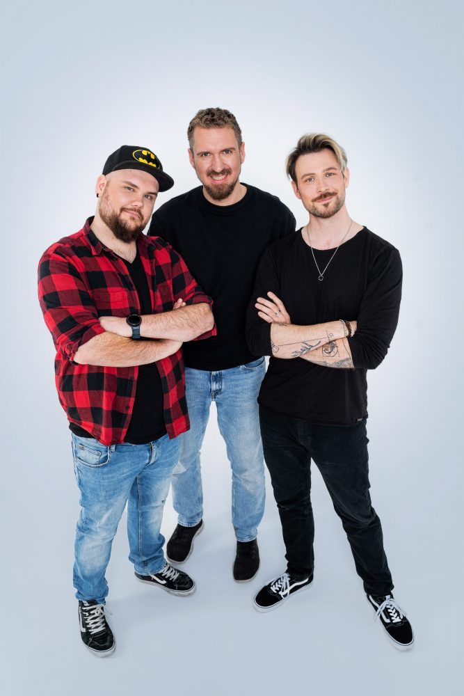 Tobi, Fred und Richard sprechen über Filme.