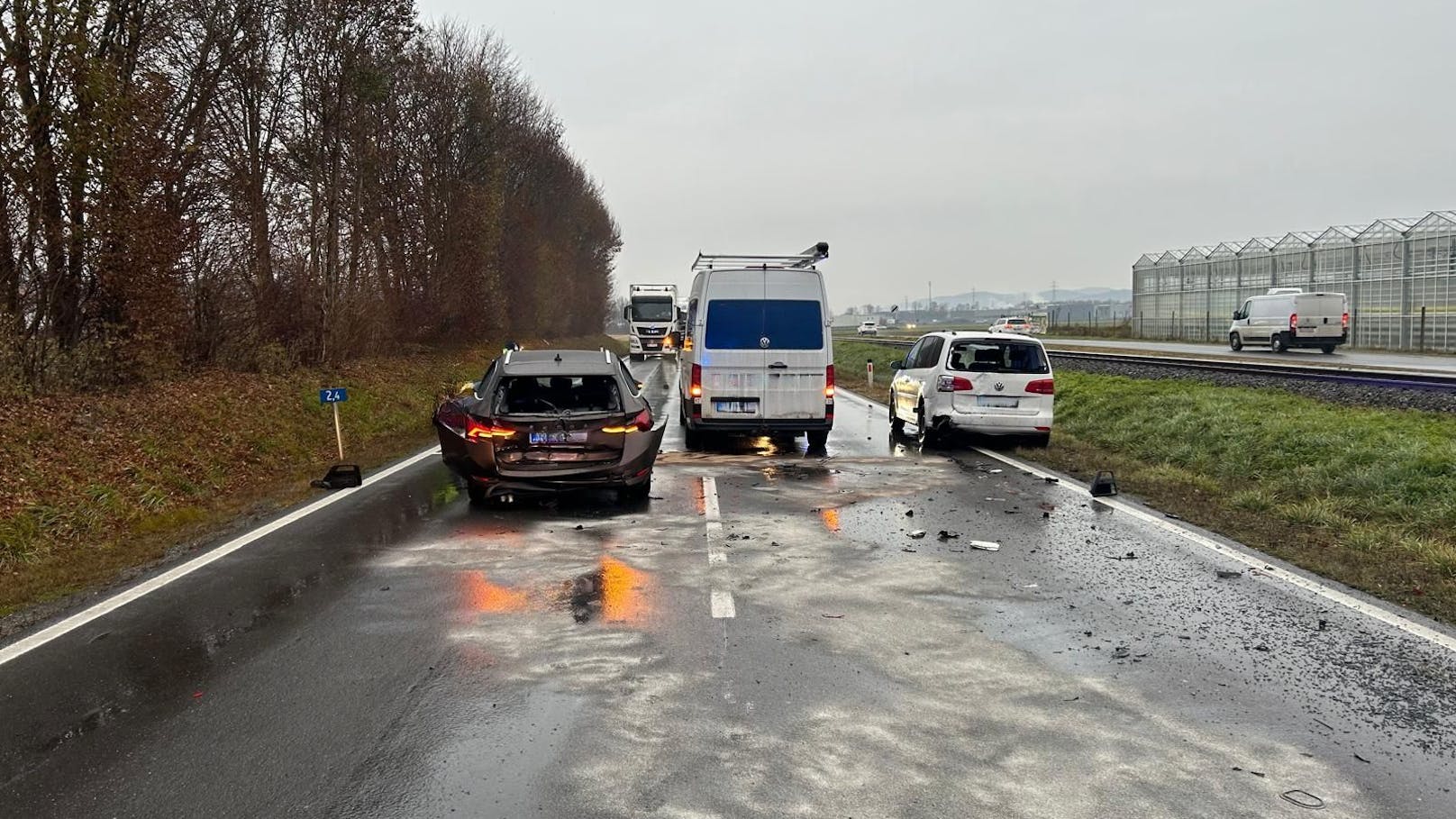 Stau-Alarm in Weiz: Unfall sorgt für lange Verzögerung