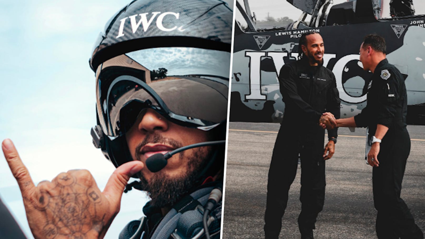 F1-Superstar Hamilton wird jetzt Kampfjet-Pilot