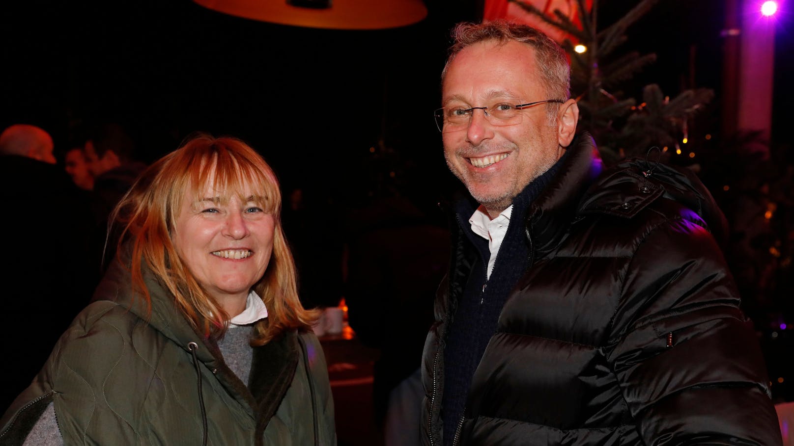 Sabine Berger vom AMS Oberösterreich mit Gatte Jerome Berger.