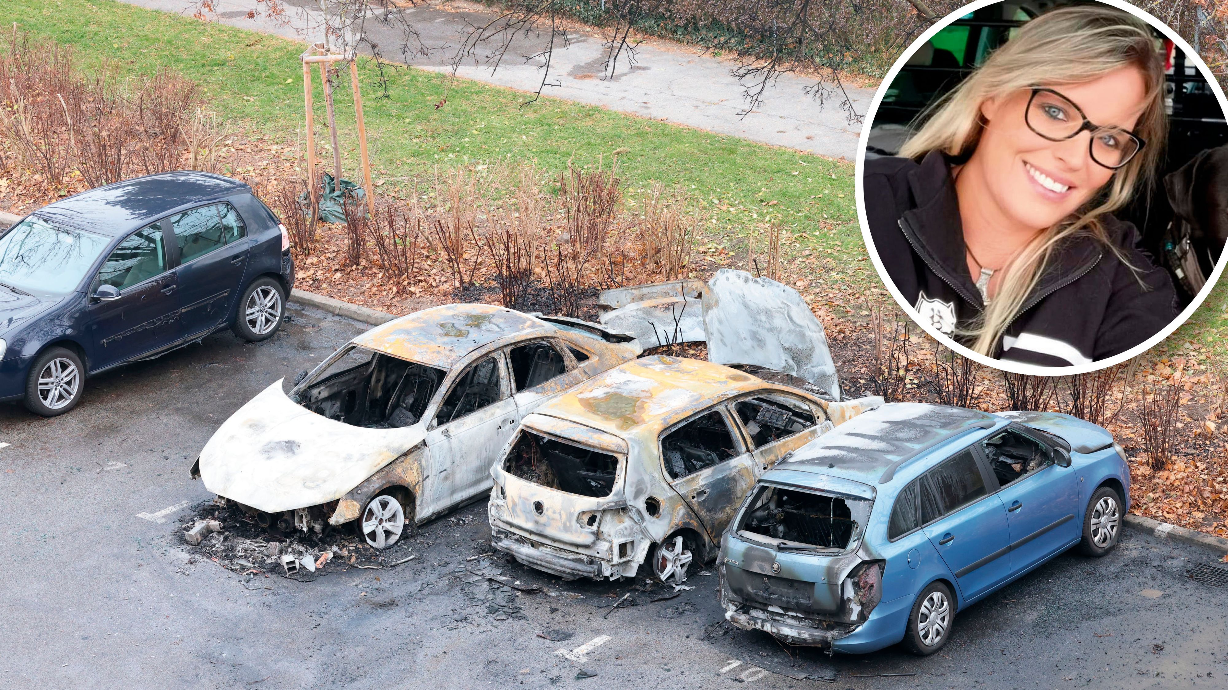 Anrainerin rettete Auto in letzter Sekunde aus Inferno.