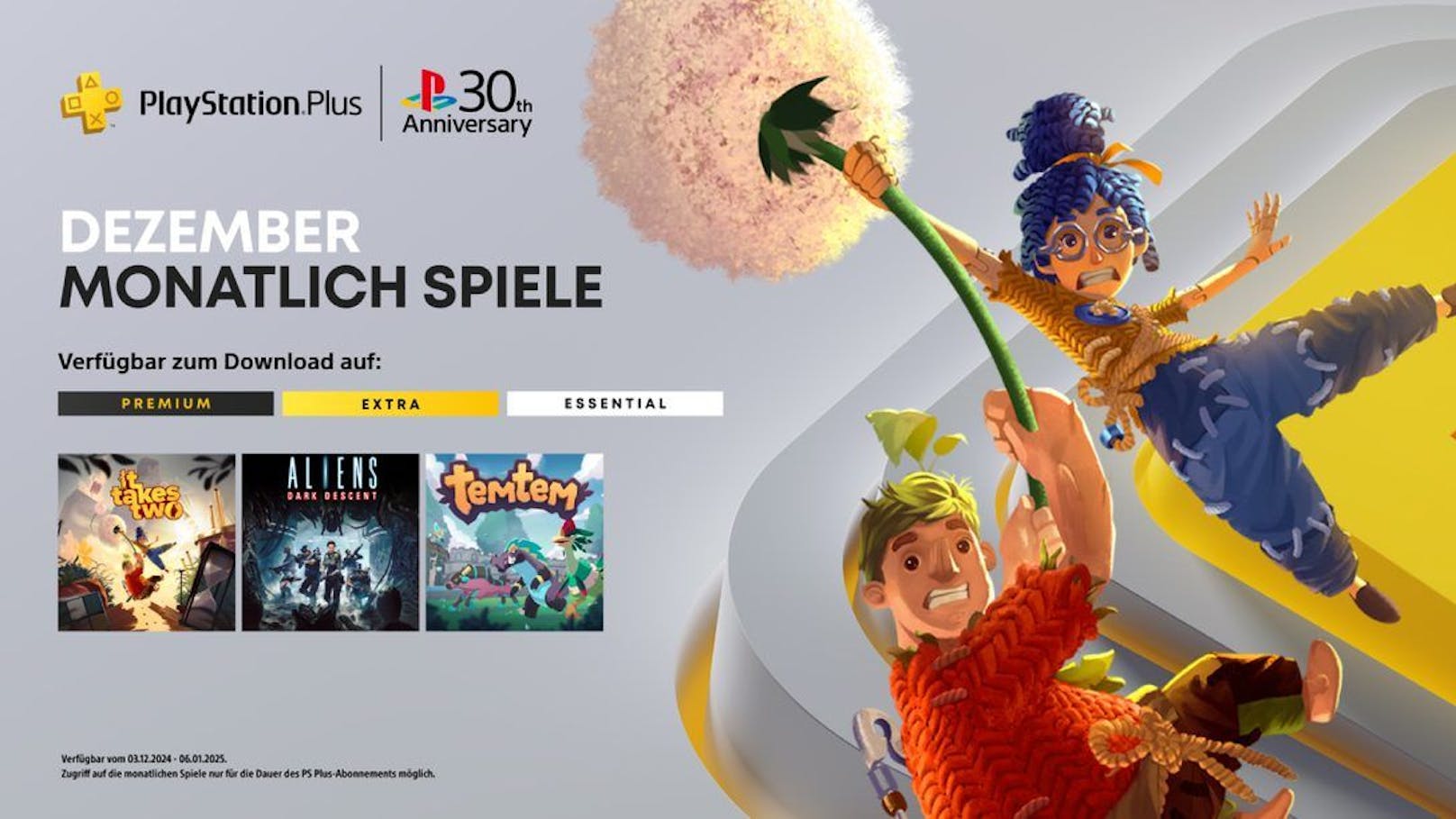 Die monatlichen PlayStation Plus-Titel im Dezember für PS4 und PS5.