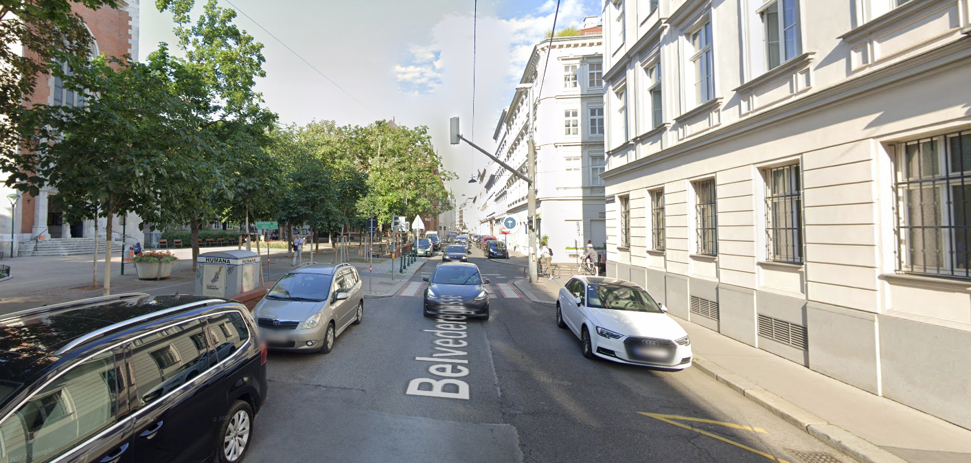 In der Belevederegasse in Wien kam es zu einer Gewalttat.