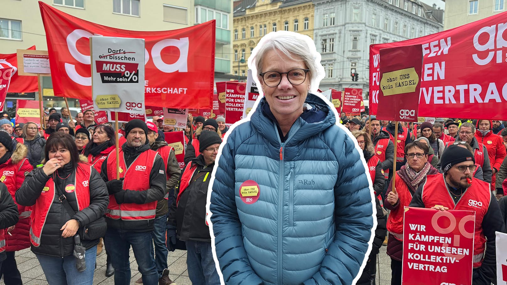 "Unterbezahlt!" Verkäufer protestieren am Black Friday