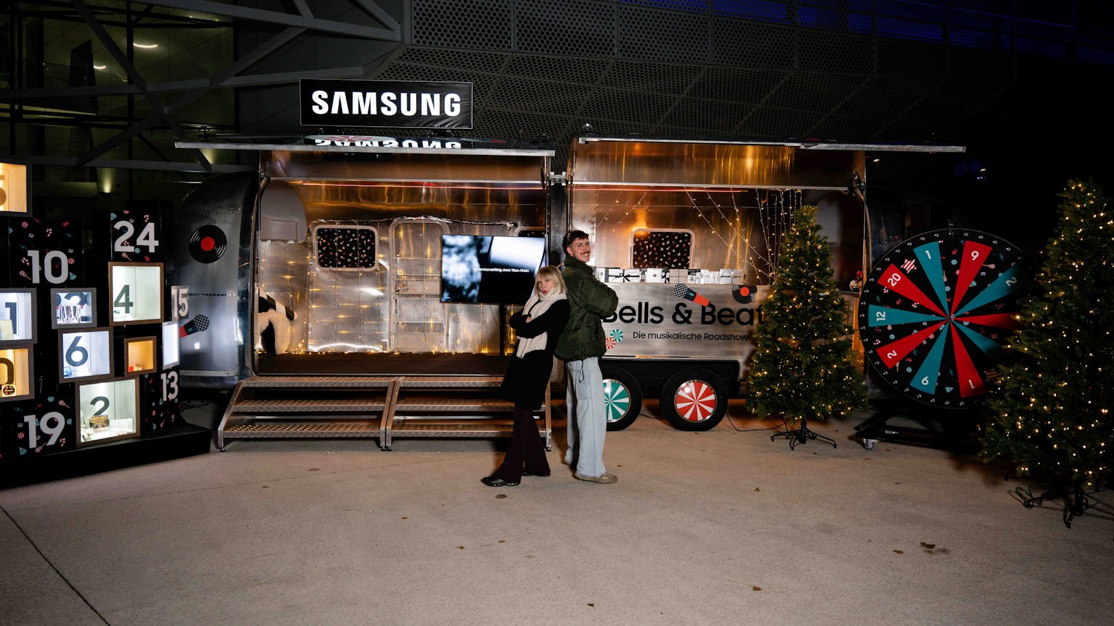 Bells & Beats: Samsungs musikalische Roadshow bringt den Groove in die Adventszeit.