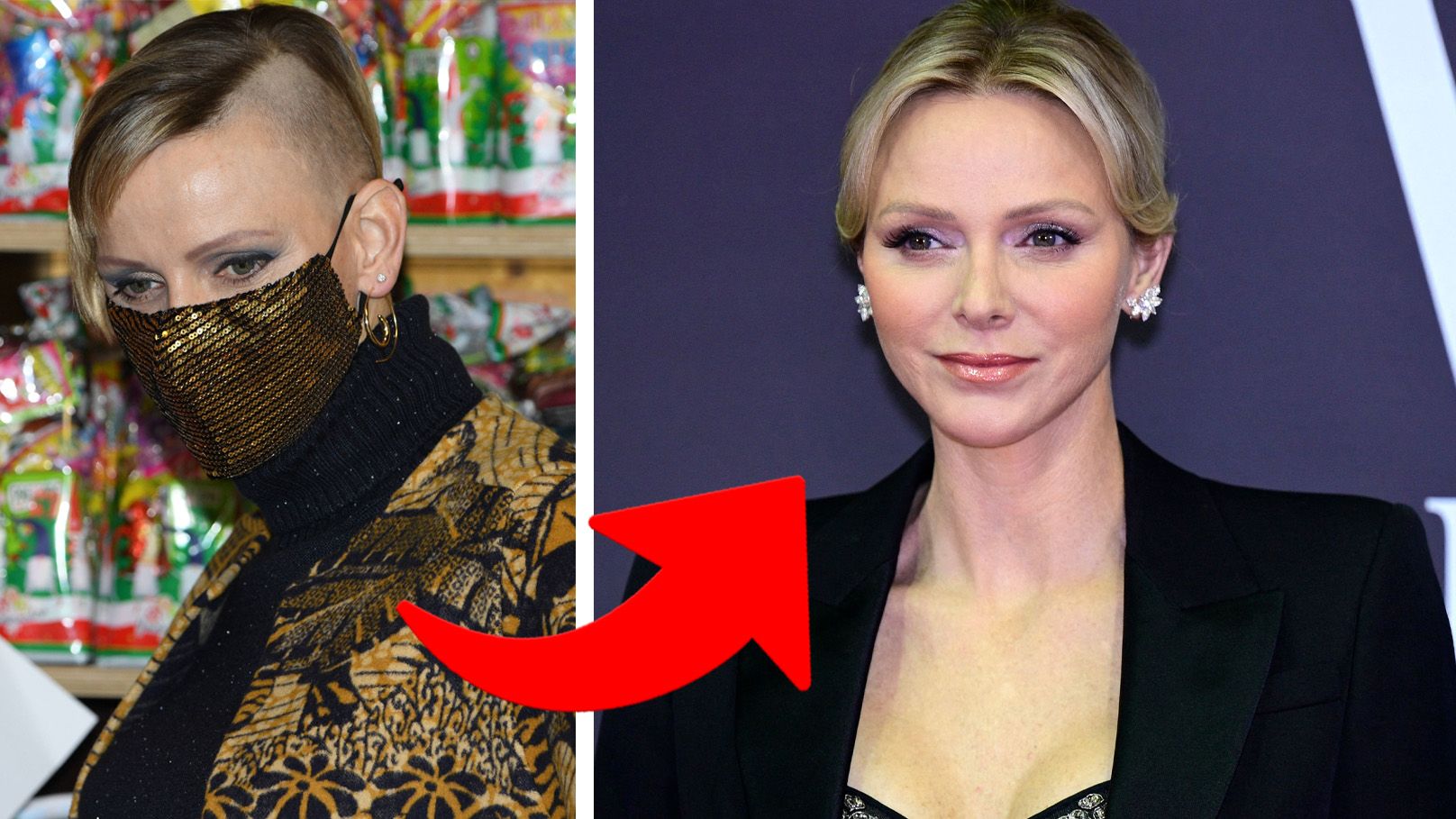 Charlène von Monaco legte einen Hollywood-Auftritt hin - vor Jahren sah sie noch ganz anders aus.