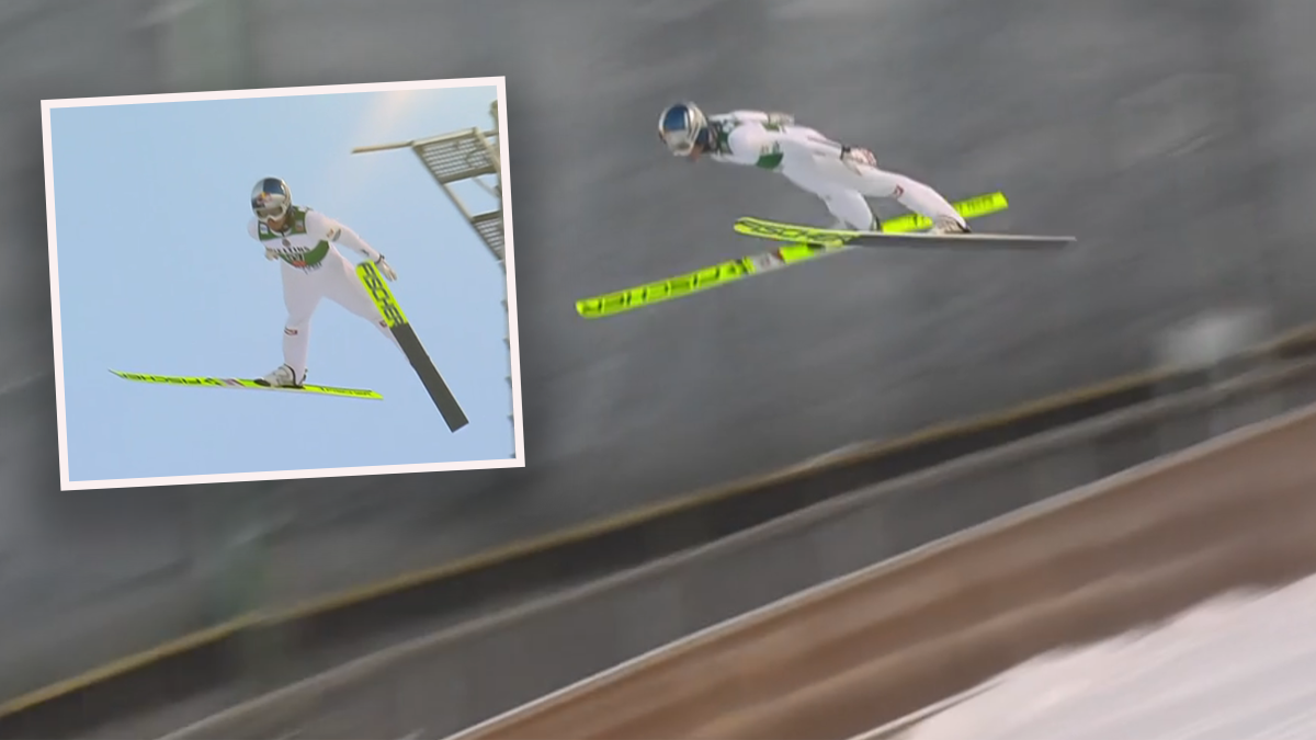 Johannes Lamparter konnte den Sturz in Ruka noch verhindern. 