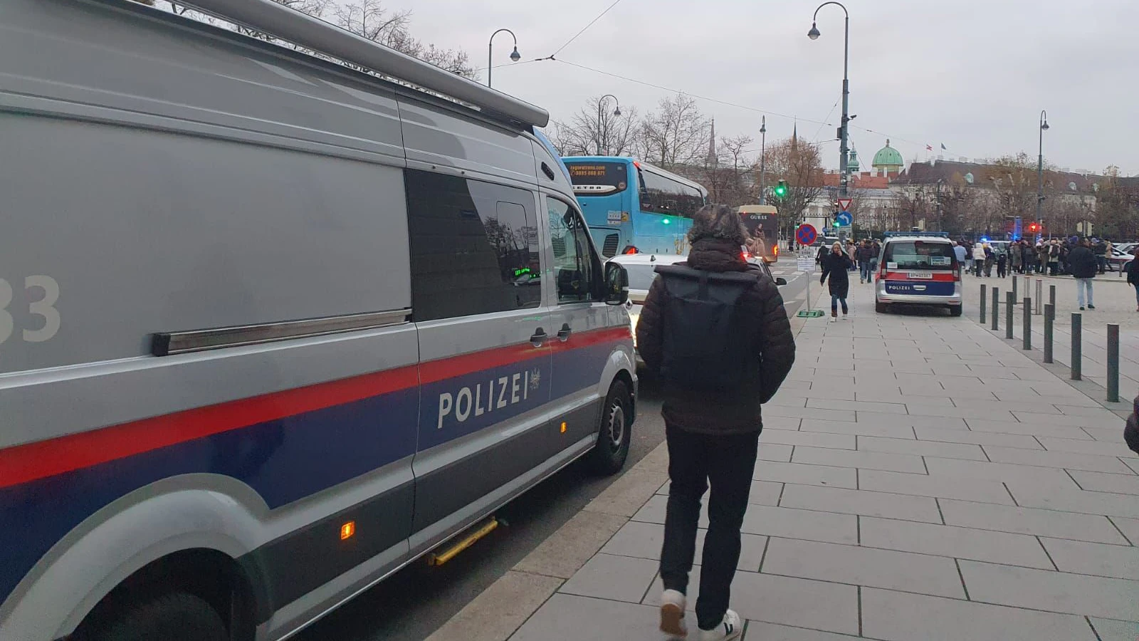 Aufgrund der Demo waren damals zahlreiche Polizeikräfte vor Ort.