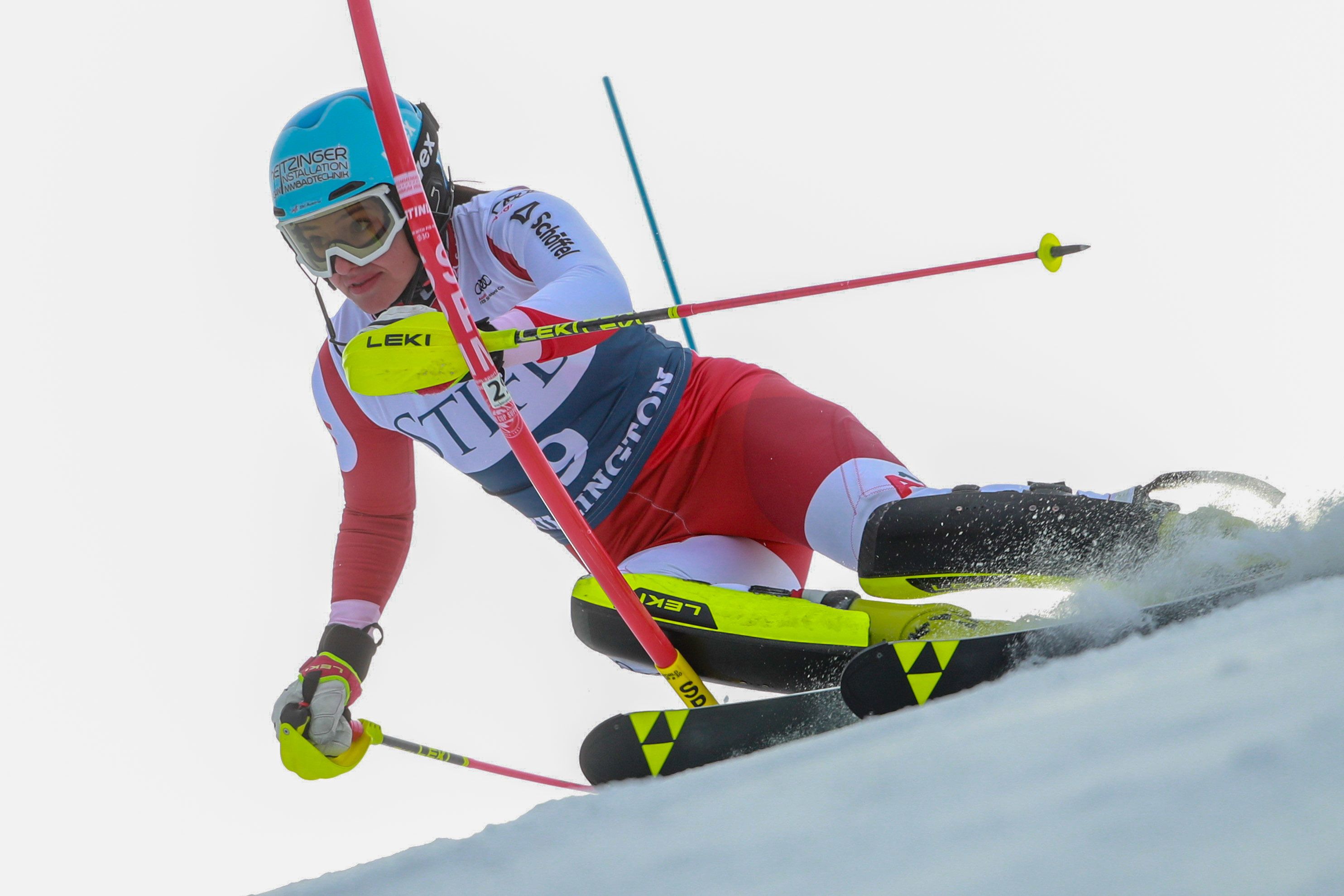Katharina Huber fiel im zweiten Durchgang von Rang fünf auf Platz 13 zurück.