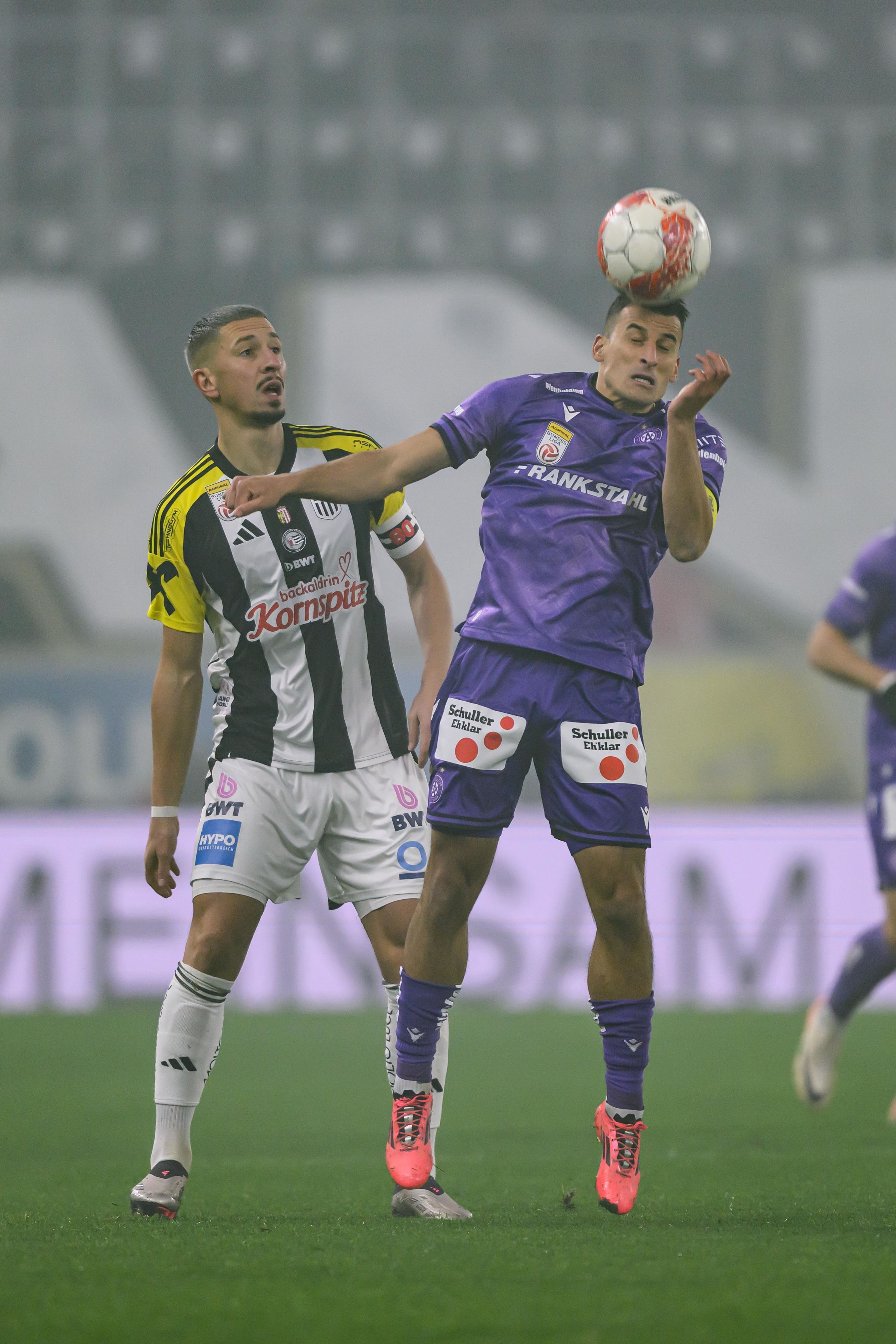 Fischer (r.) traf zum 1:0 für die Austria.