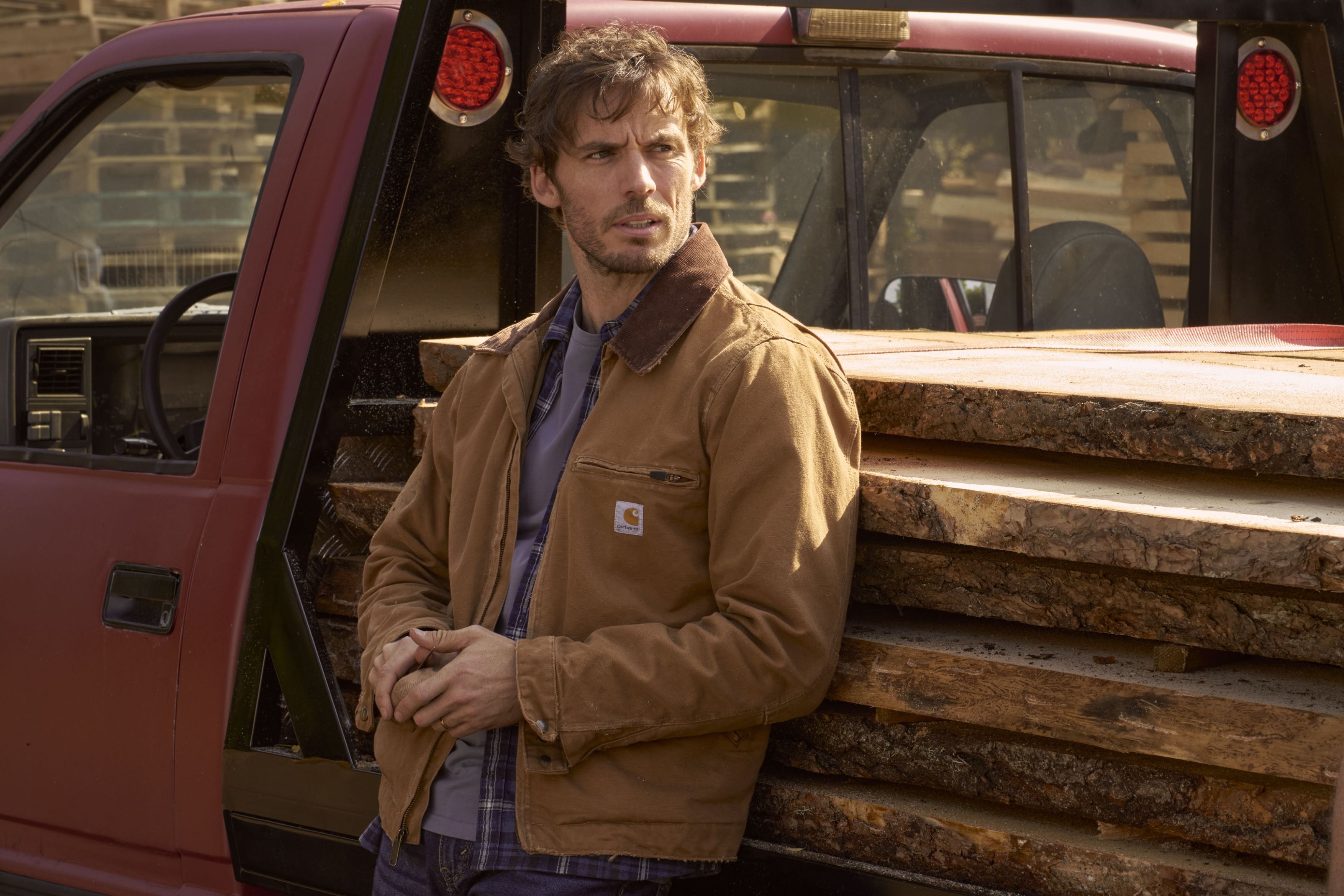 Patrick (Sam Claflin) hat Angst um seinen Sohn.