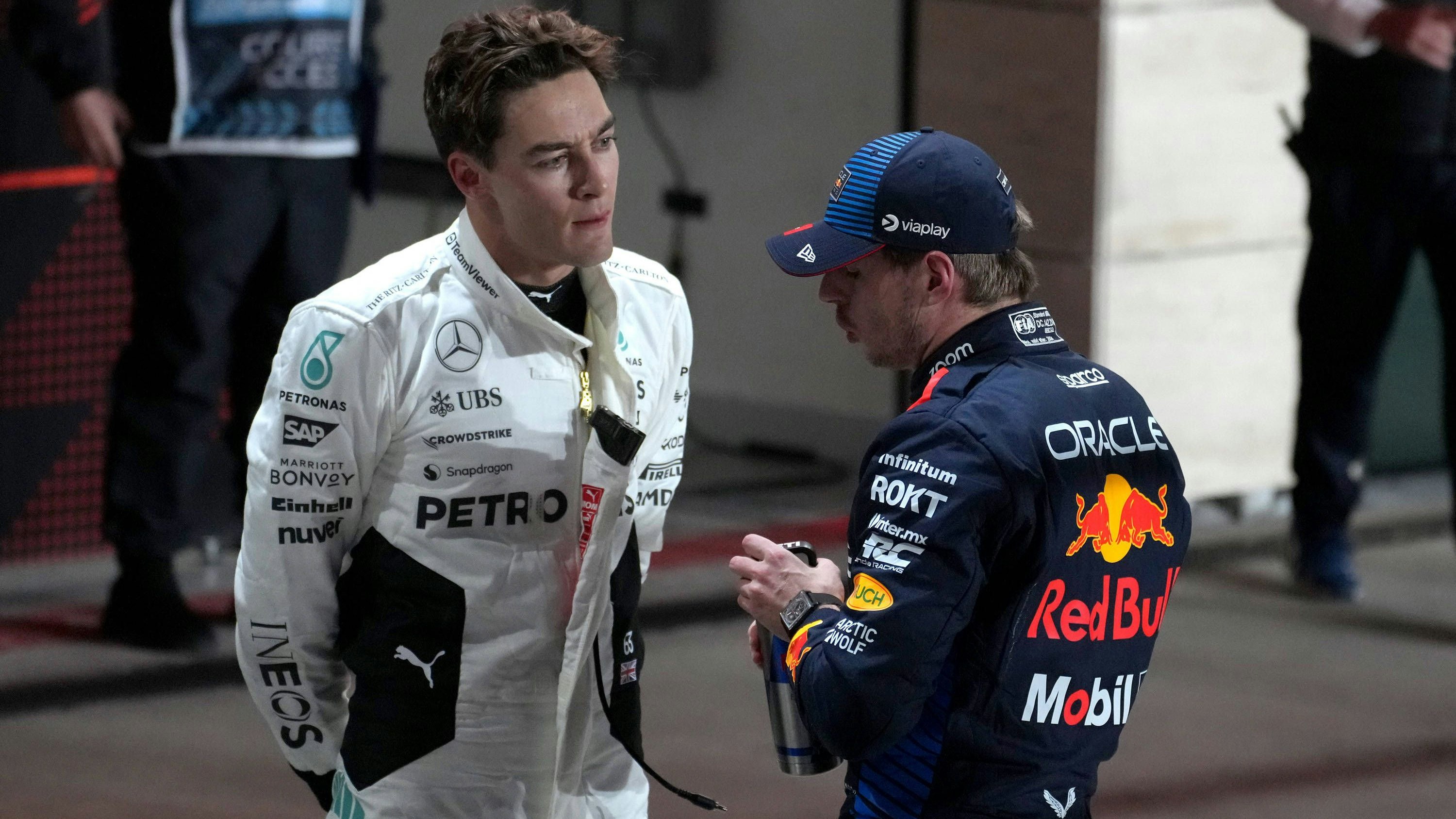 George Russell erbte die Pole Position von Max Verstappen.