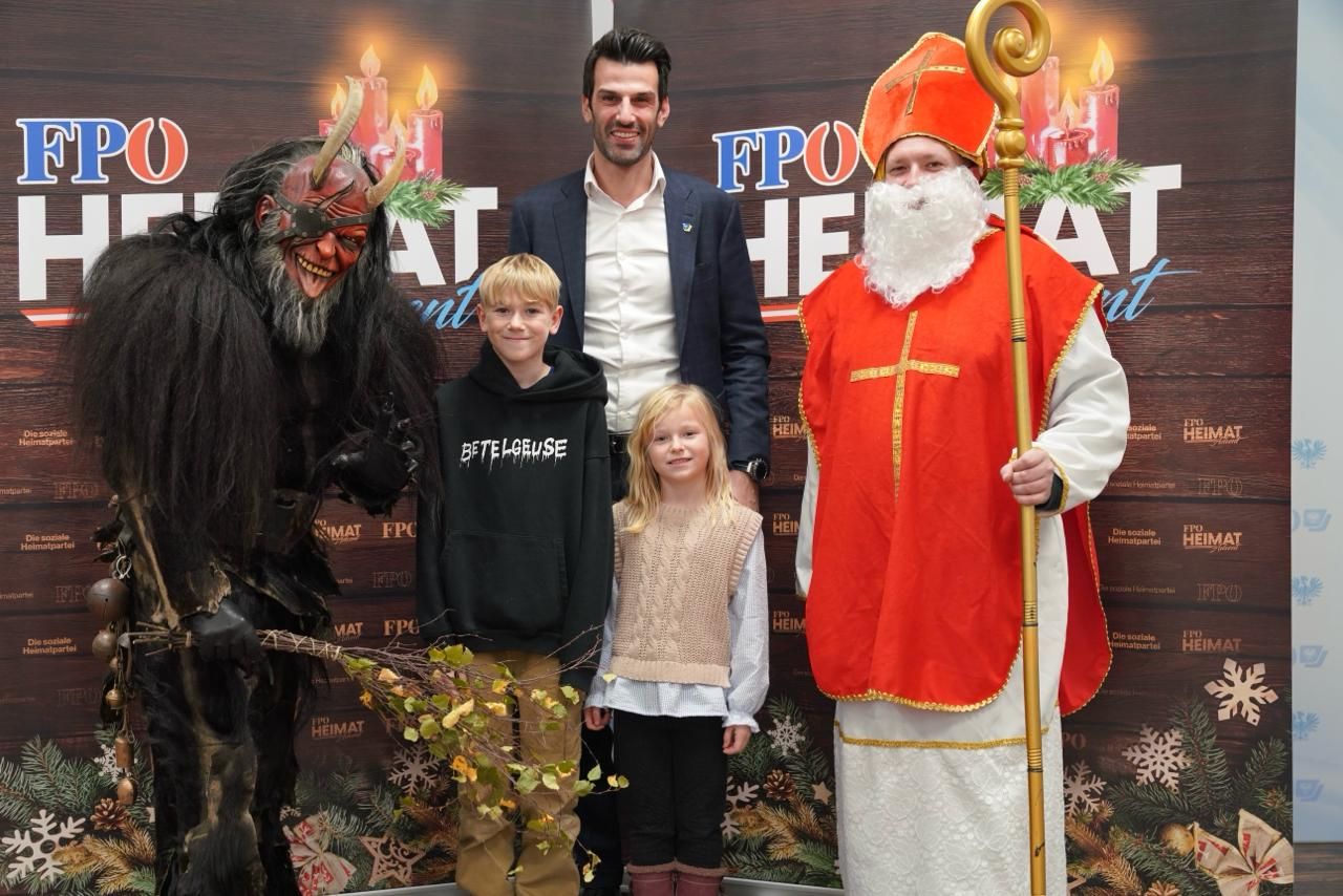 „Der Krampus gehört zum Nikolo einfach dazu. Das ist ein altes Brauchtum aus dem Ostalpenraum“, so Udo Landbauer.