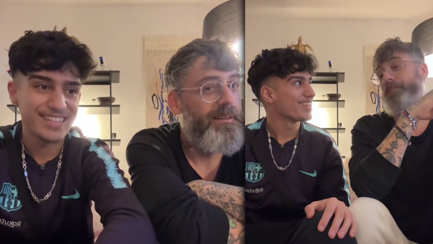 Die beiden Kumpels hatten während der Aufnahme großen Spaß, und das, obwohl es zu unangenehmen Geständnissen gekommen ist.