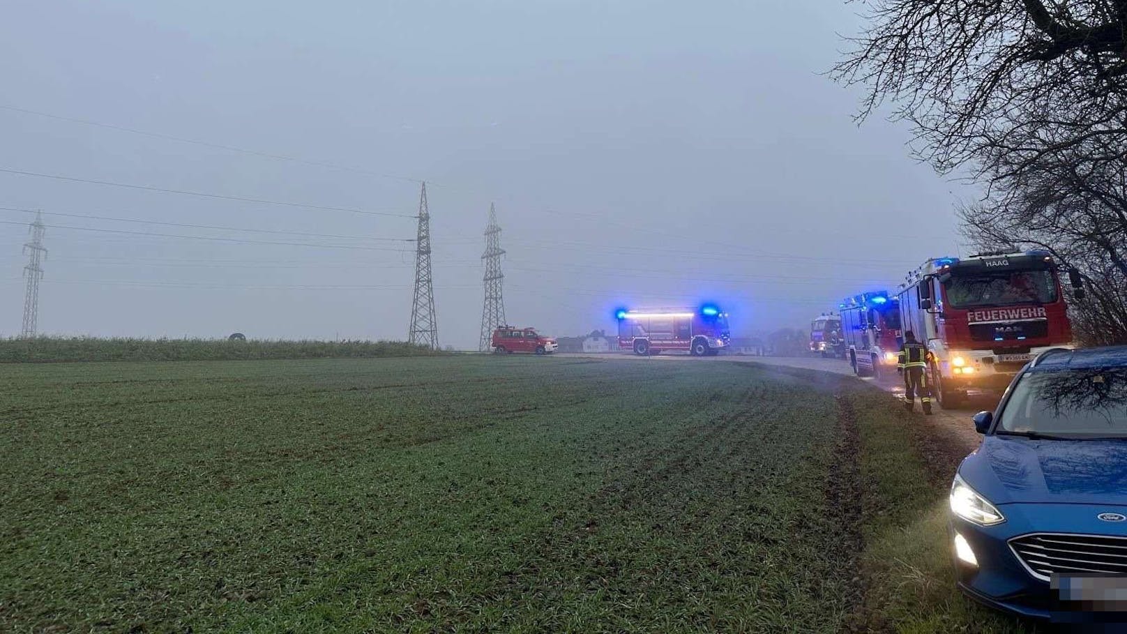 Der Mann musste von der Feuerwehr gerettet und ins Spital gebracht werden