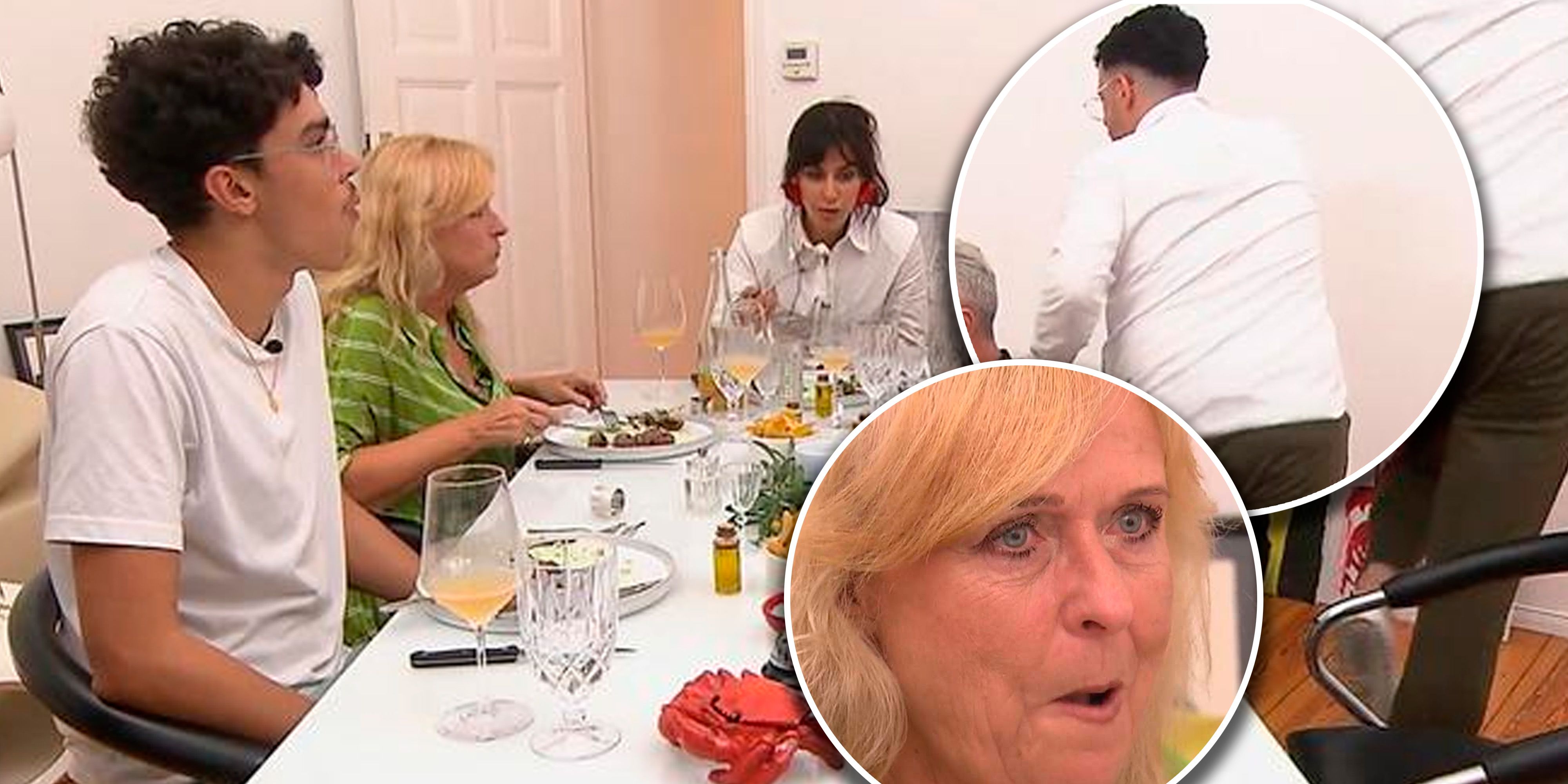 Serkan kann die Artischocke nicht essen.