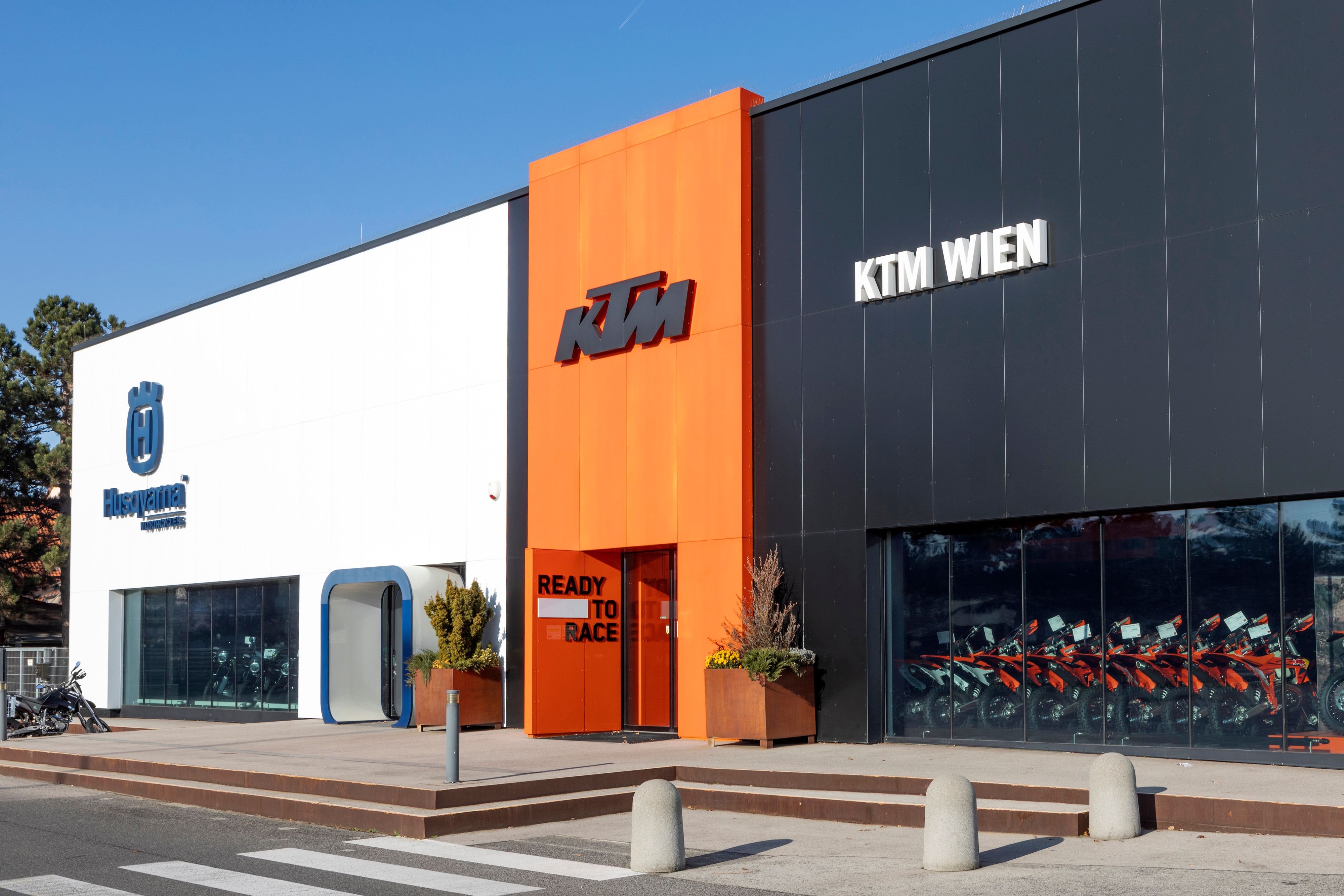KTM und Husqvarna Motorradhersteller, Vösendorf, Niederösterreich, Österreich.