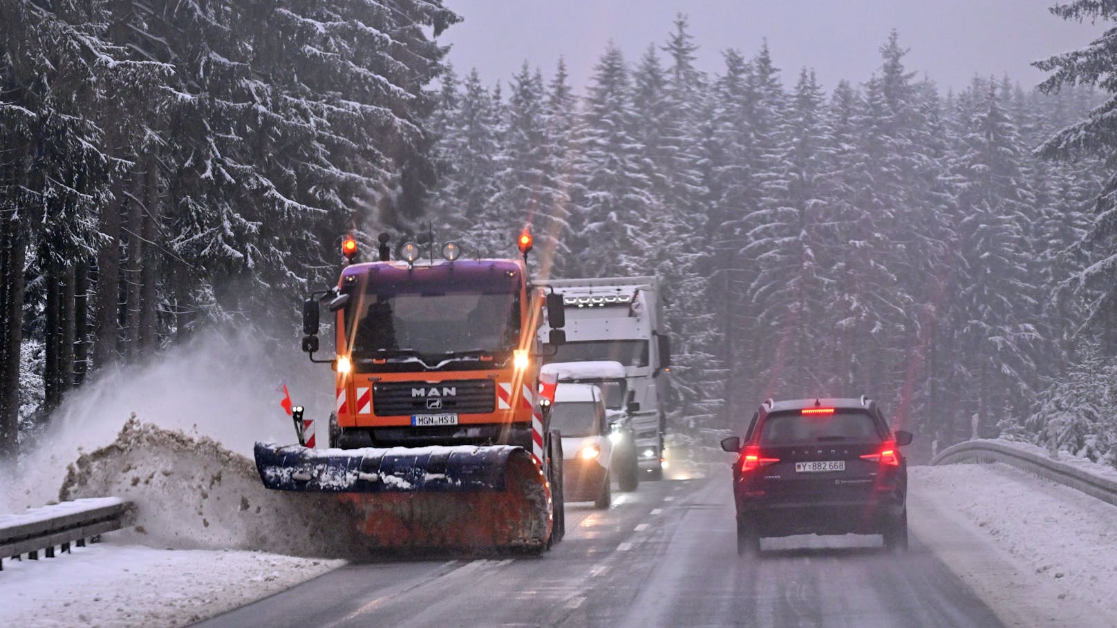 Rote Wetter-Warnstufe für Österreich ausgerufen