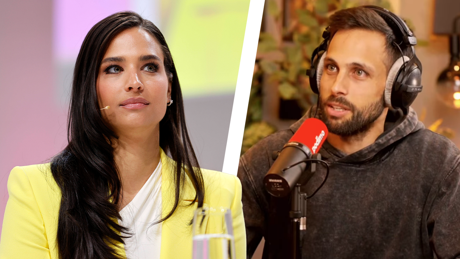 Amira Aly und ihr Bruder Hima betreiben gemeinsam ein Podcast.