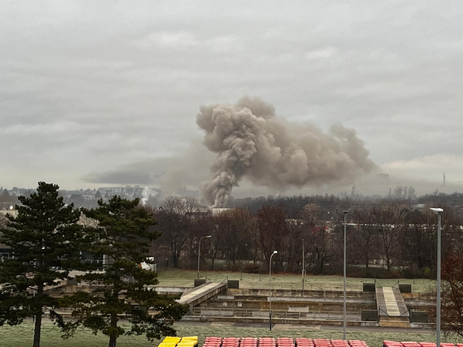 In Wien-Liesing brach am Dienstag ein Feuer aus. 