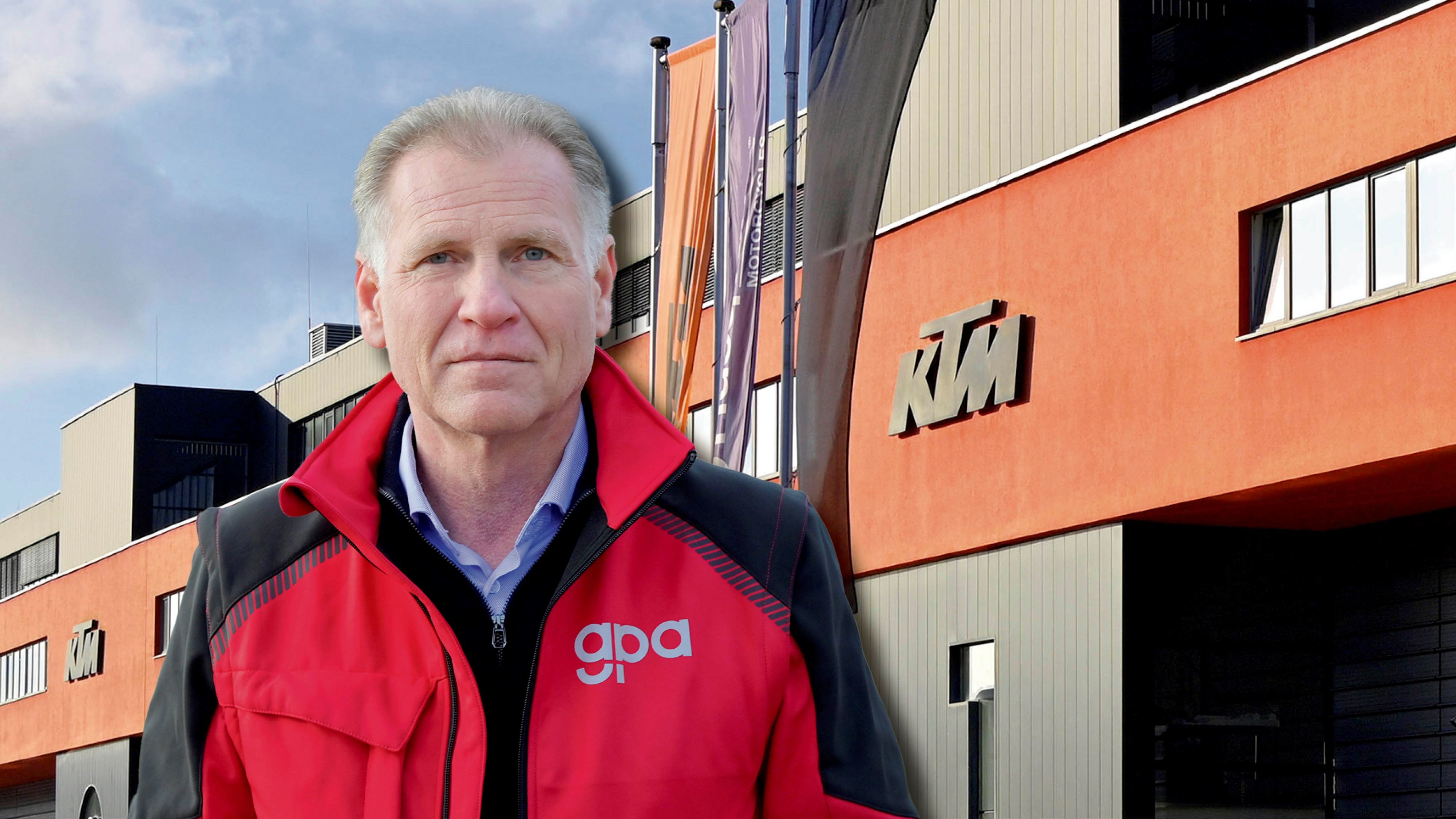 Gewerkschafter Mario Moser-Luger nahm an den Gesprächen am KTM-Hauptsitz Mattighofen (Bez. Braunau) teil.