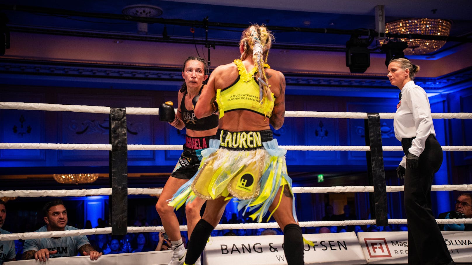 Die WBF-Weltmeisterin lieferte sich gegen Lauren einen packenden Fight.