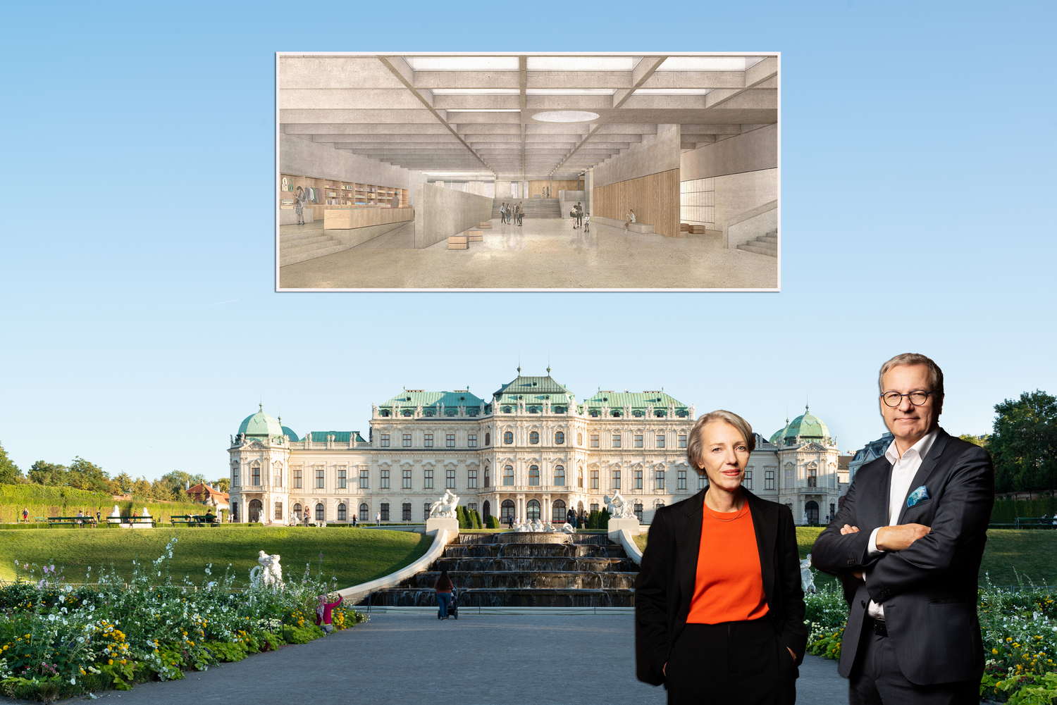 Das Obere Belvedere wird um 35 Millionen Euro umgebaut, es entsteht ein neues 