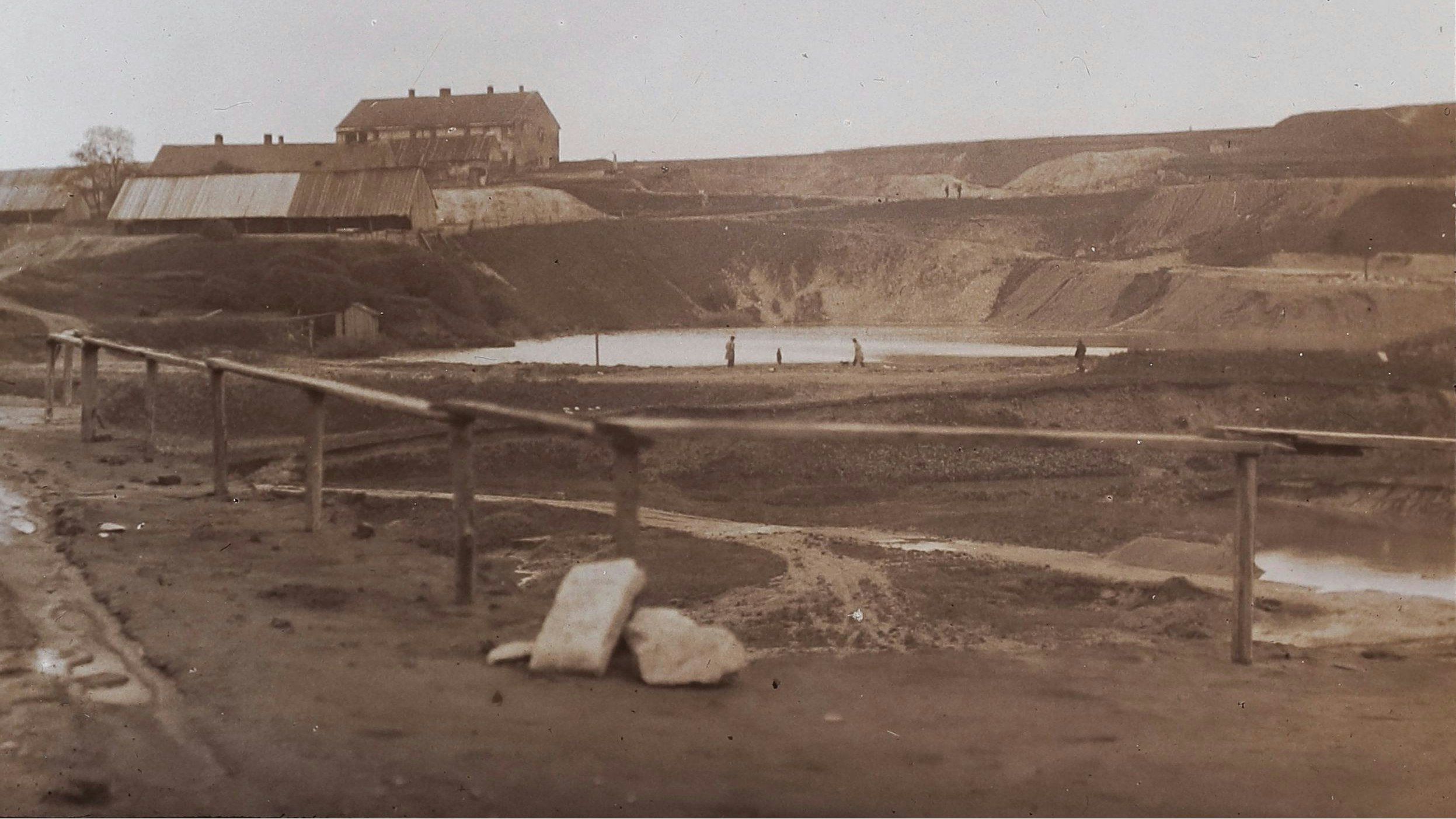 Historischer Hintergrund: Der Teich eines Ziegelwerkes in Wien