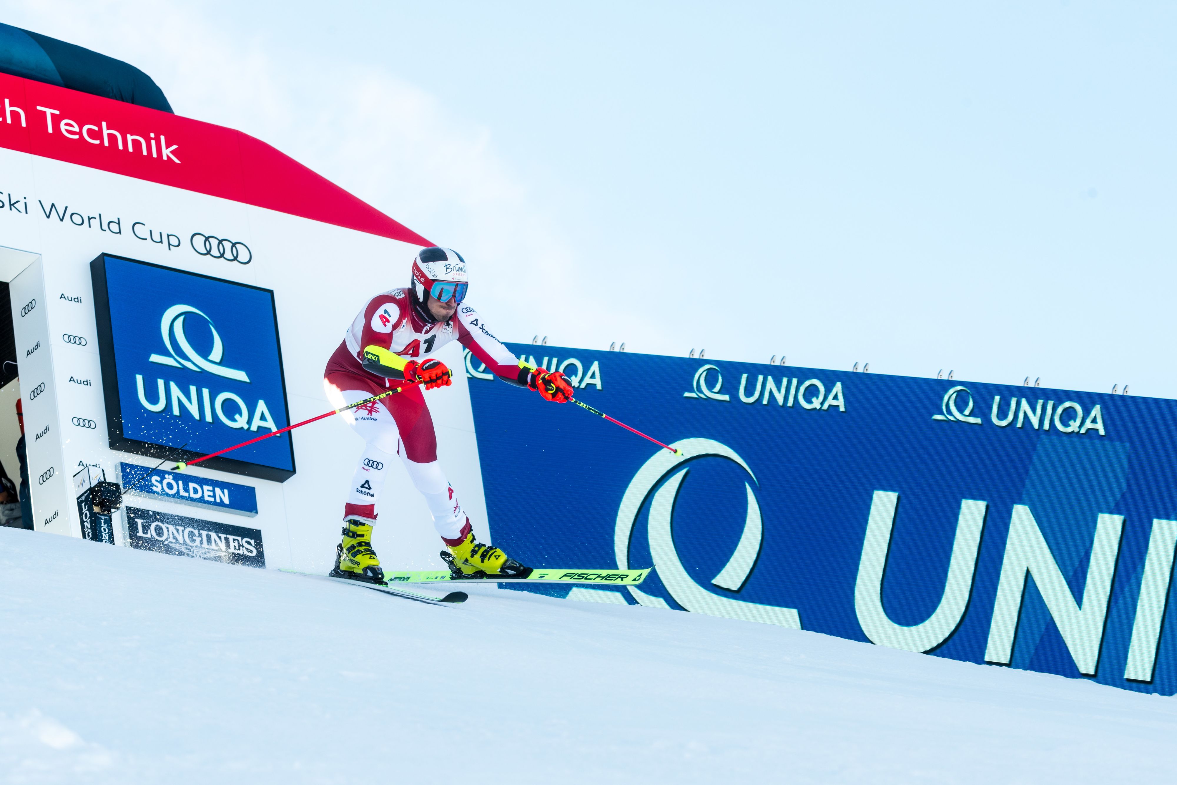 Stefan Brennsteiner ist einer von nur sechs heimischen Riesentorläufern, die am Sonntag starten. 