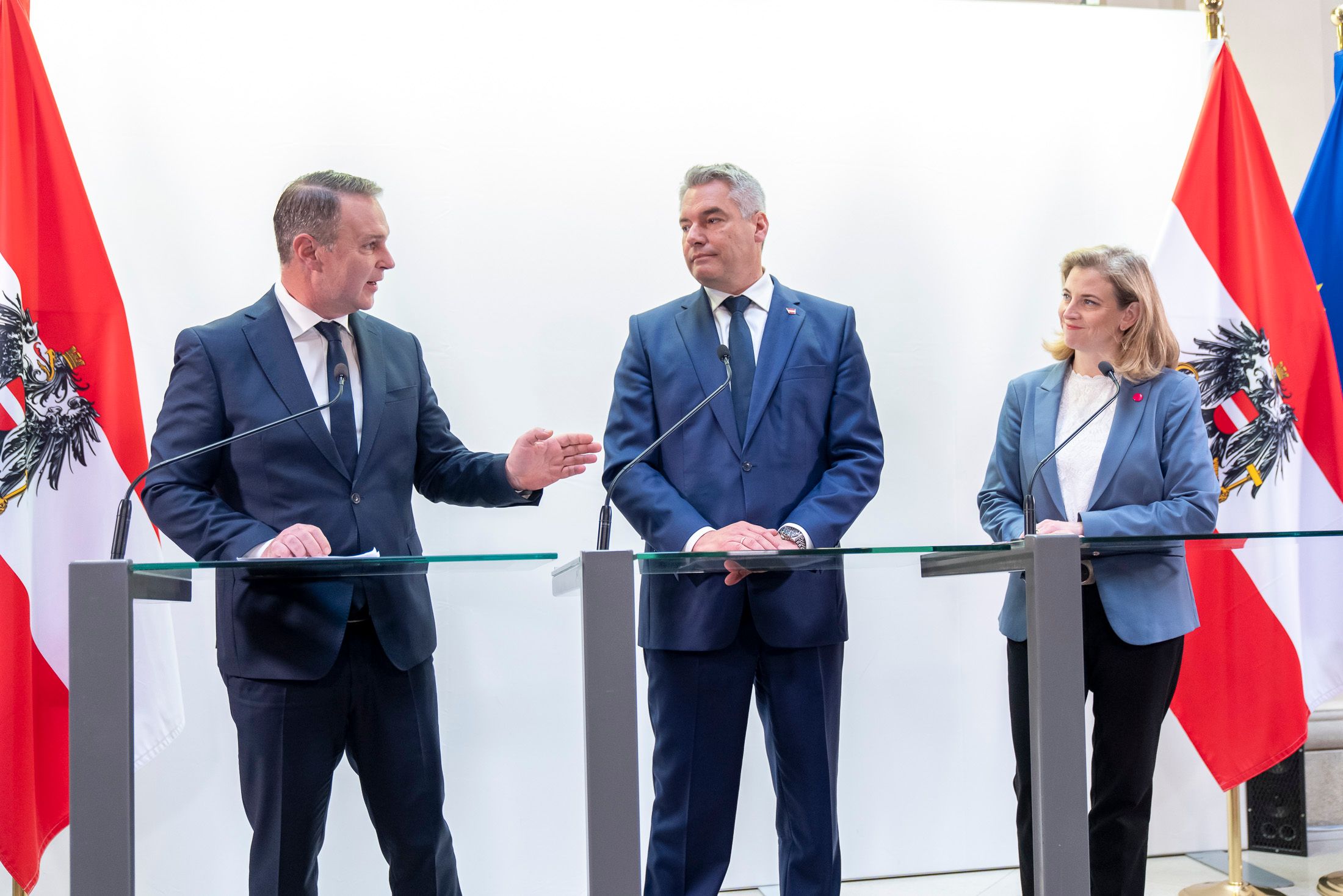 Die Parteichefs der Austro-Ampel sollen sich diese Woche gleich mehrmals treffen.