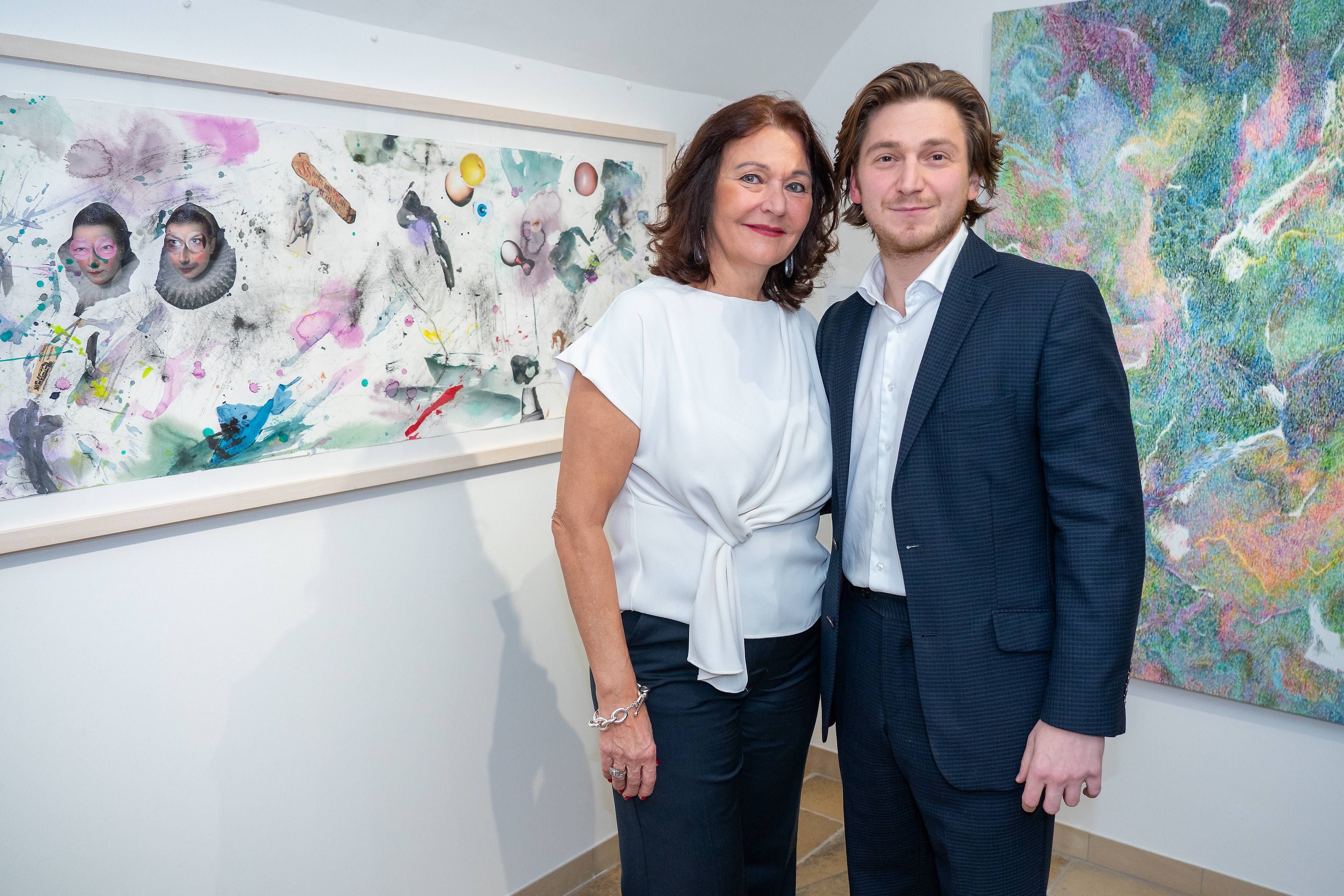 Claudia Suppan und ihr Sohn Sebastian, der in die Fußstapfen seines Vaters trat