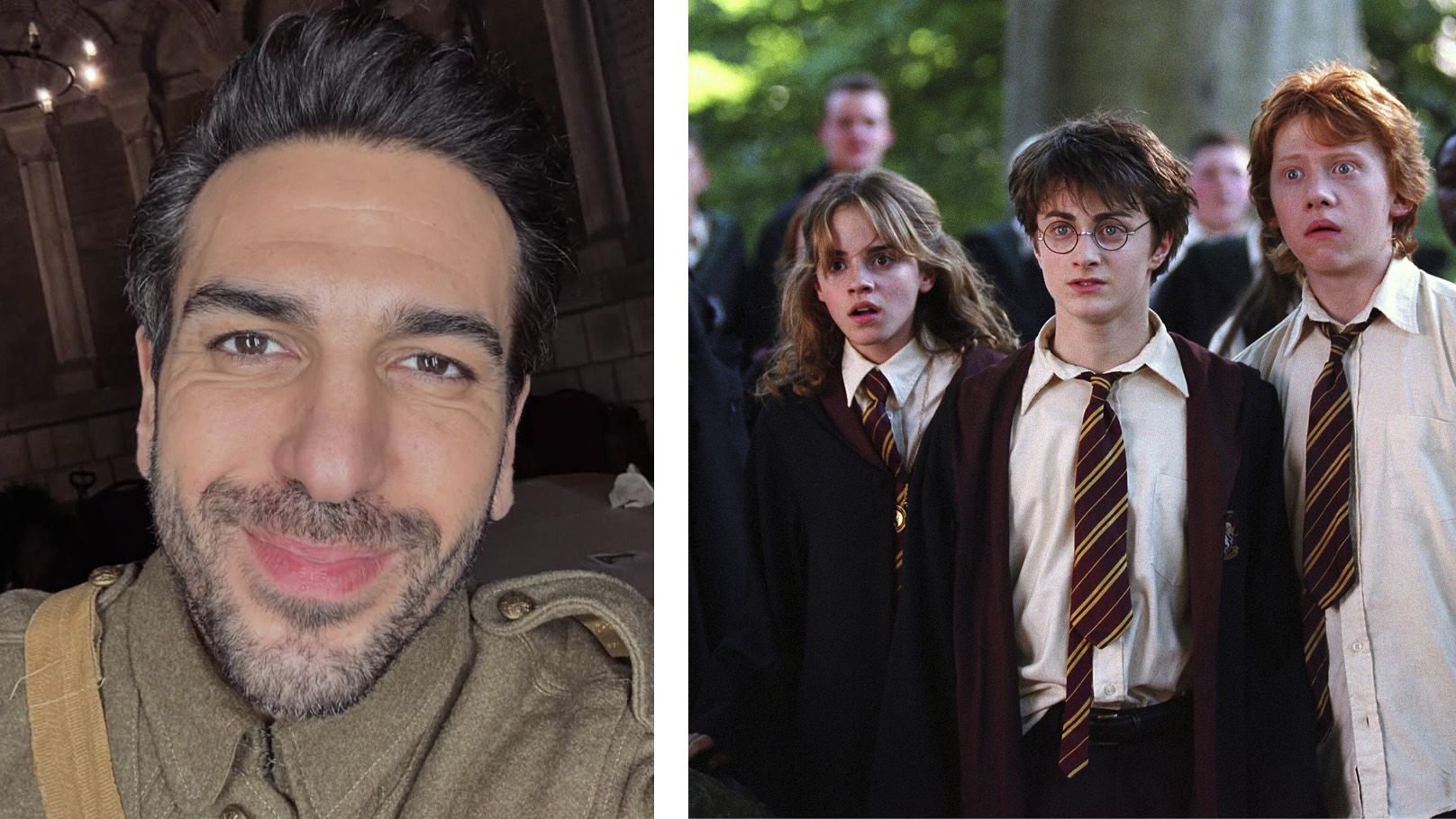 Elyas M'Barek dreht in Hogwarts.