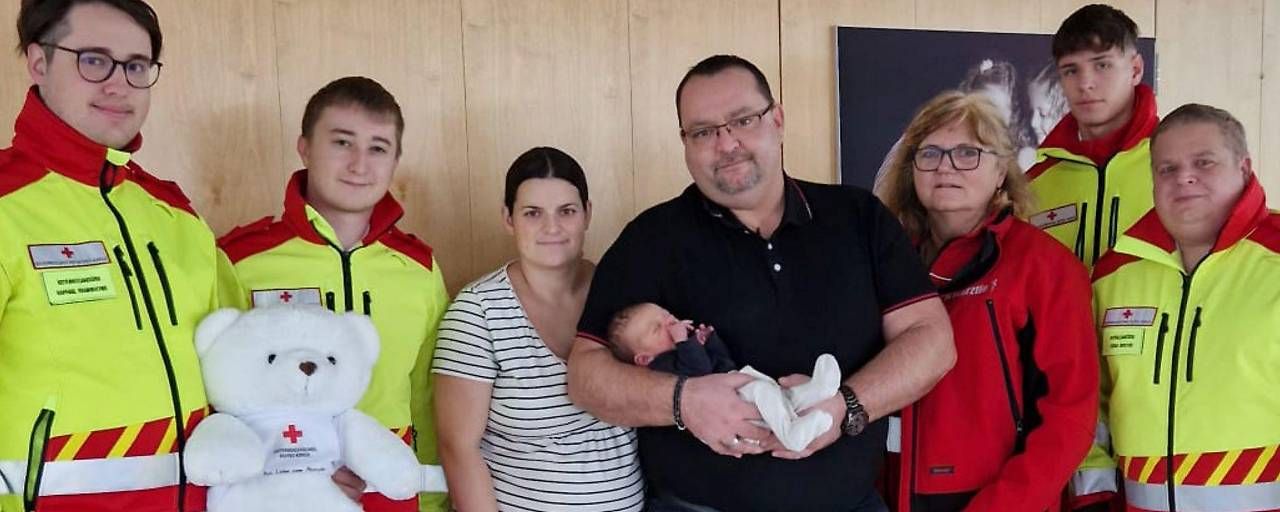 Der kleine Jannik kam im Rettungswagen zur Welt. 