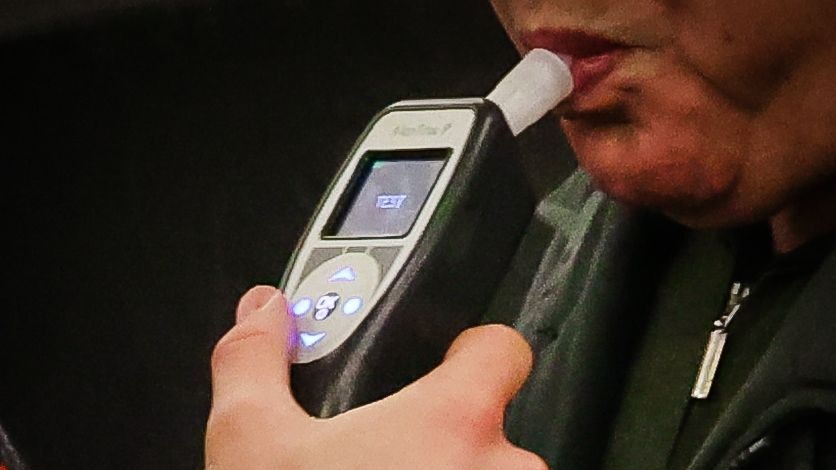 Der Alkomattest ergab einen Wert von 3,4 Promille. (Symbolbild)