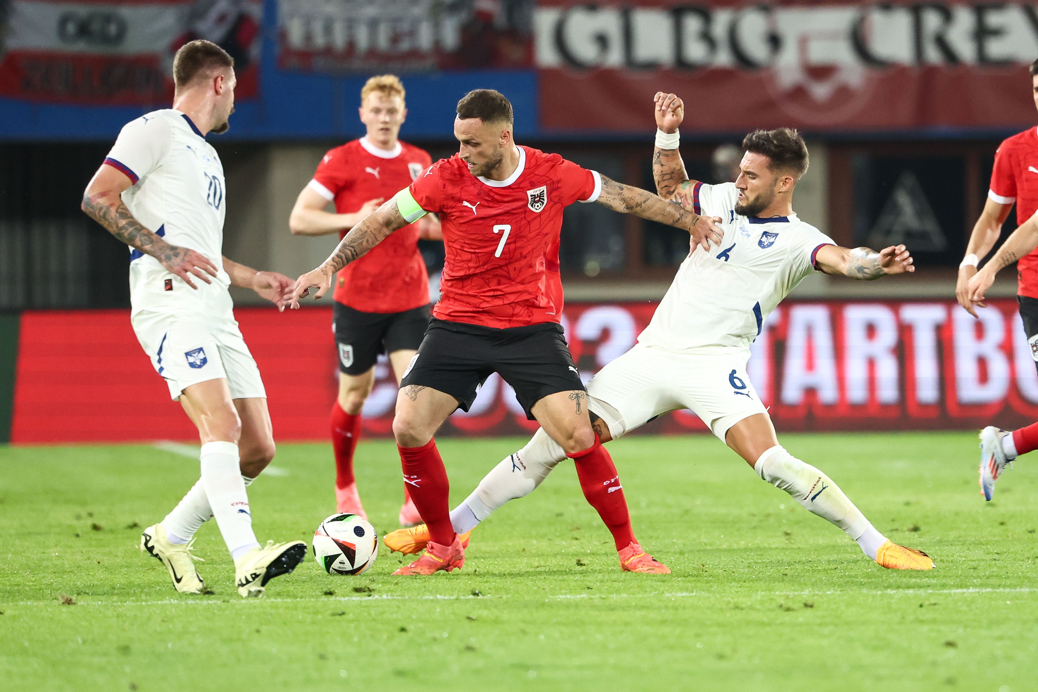 ÖFB-Star Marko Arnautovic und Co. spielen gegen Serbien um den Nations-League-Aufstieg.