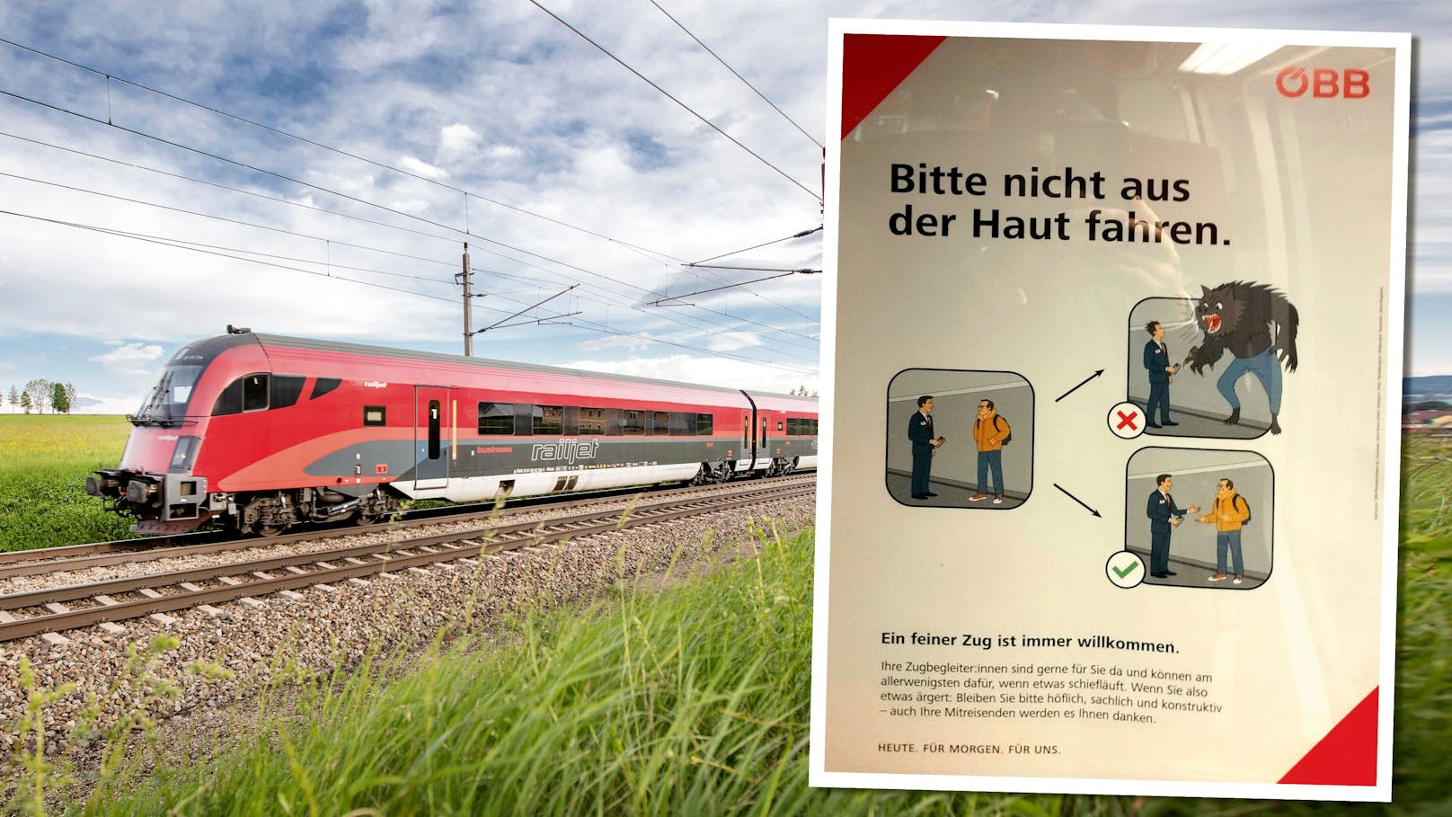 Gewalt im Zug – jeden Tag Attacke auf ÖBB-Mitarbeiter