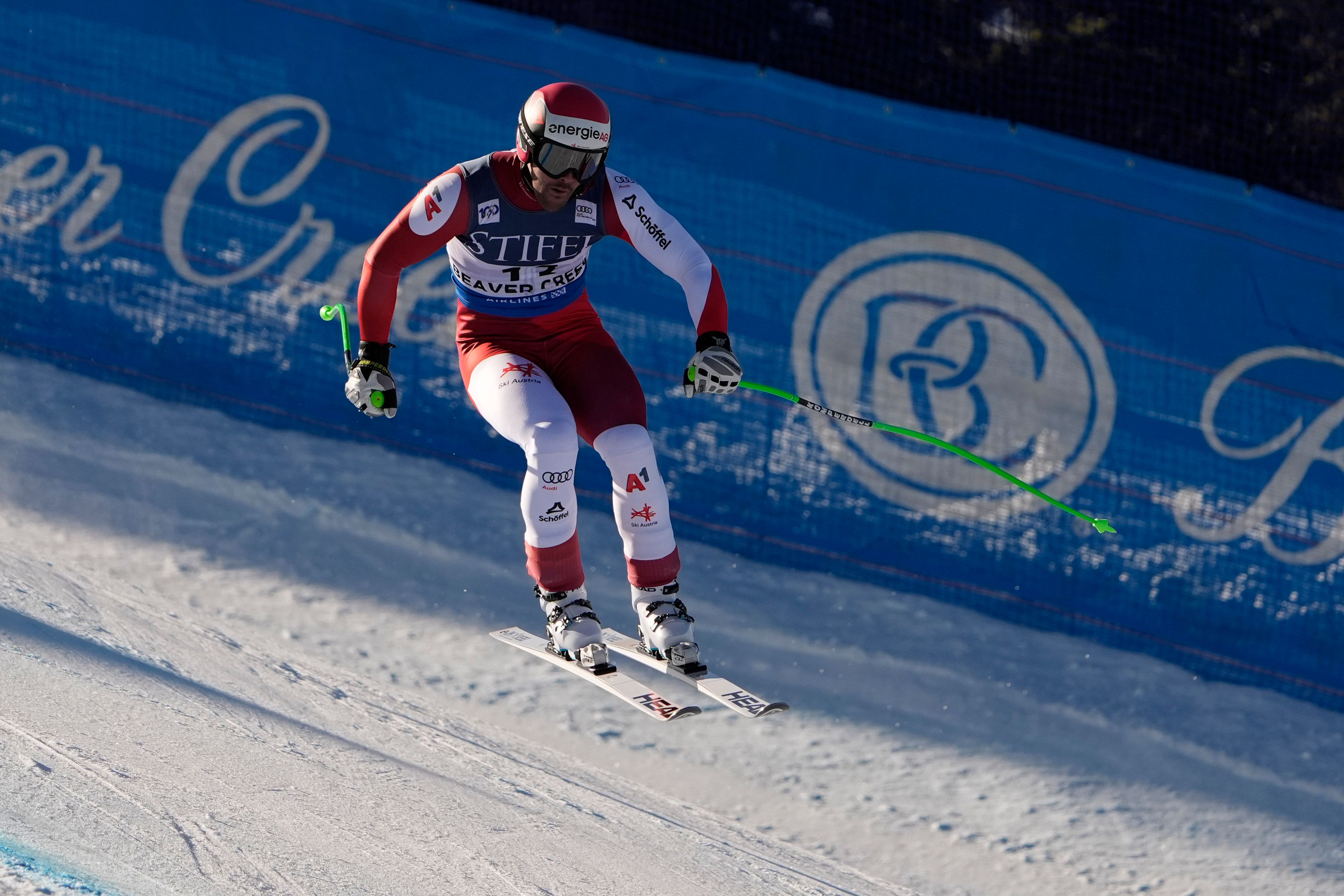 Vincent Kriechmayr war im Abschlusstraining der Schnellste.