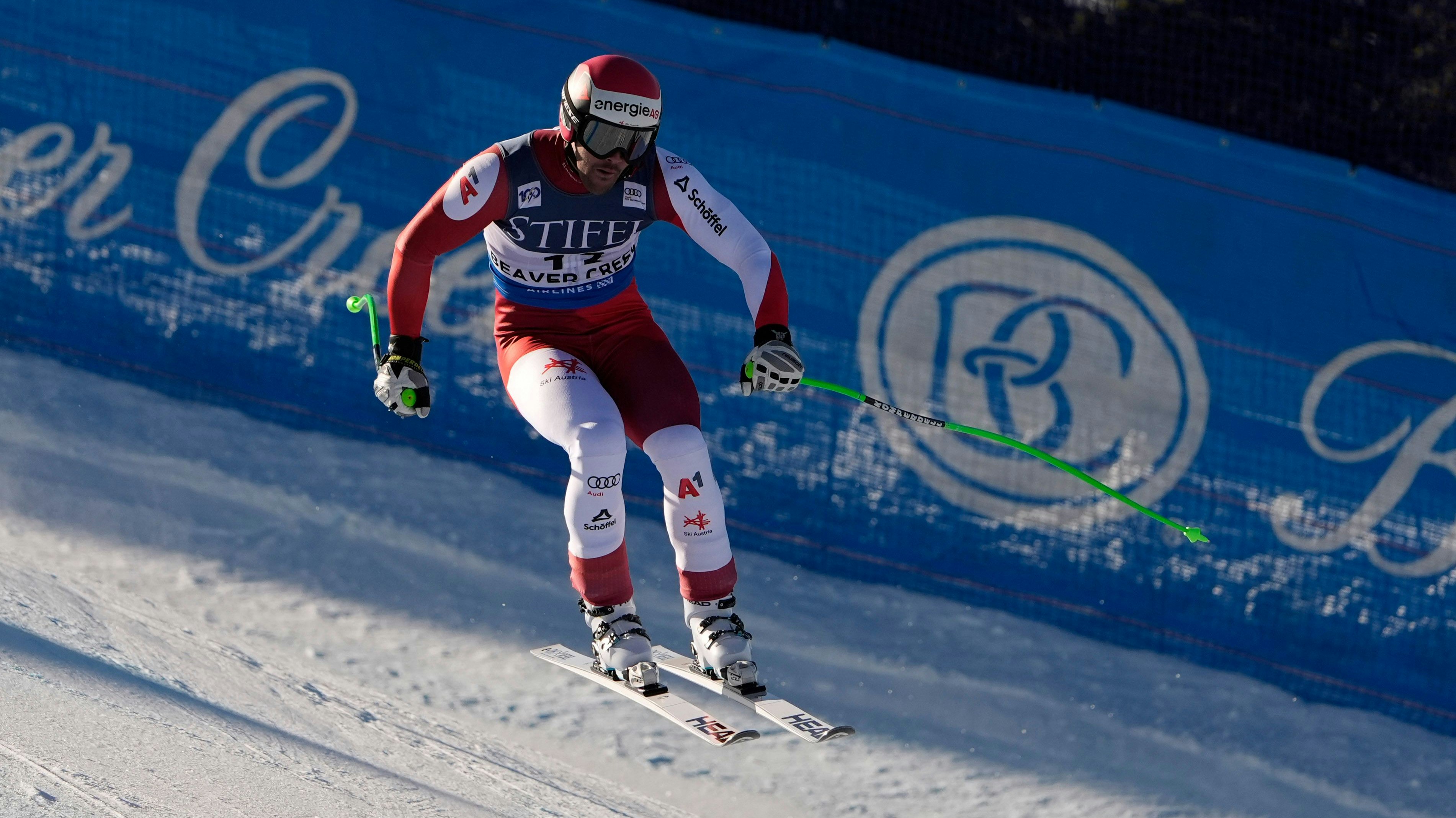 Vincent Kriechmayr war im Abschlusstraining der Schnellste.
