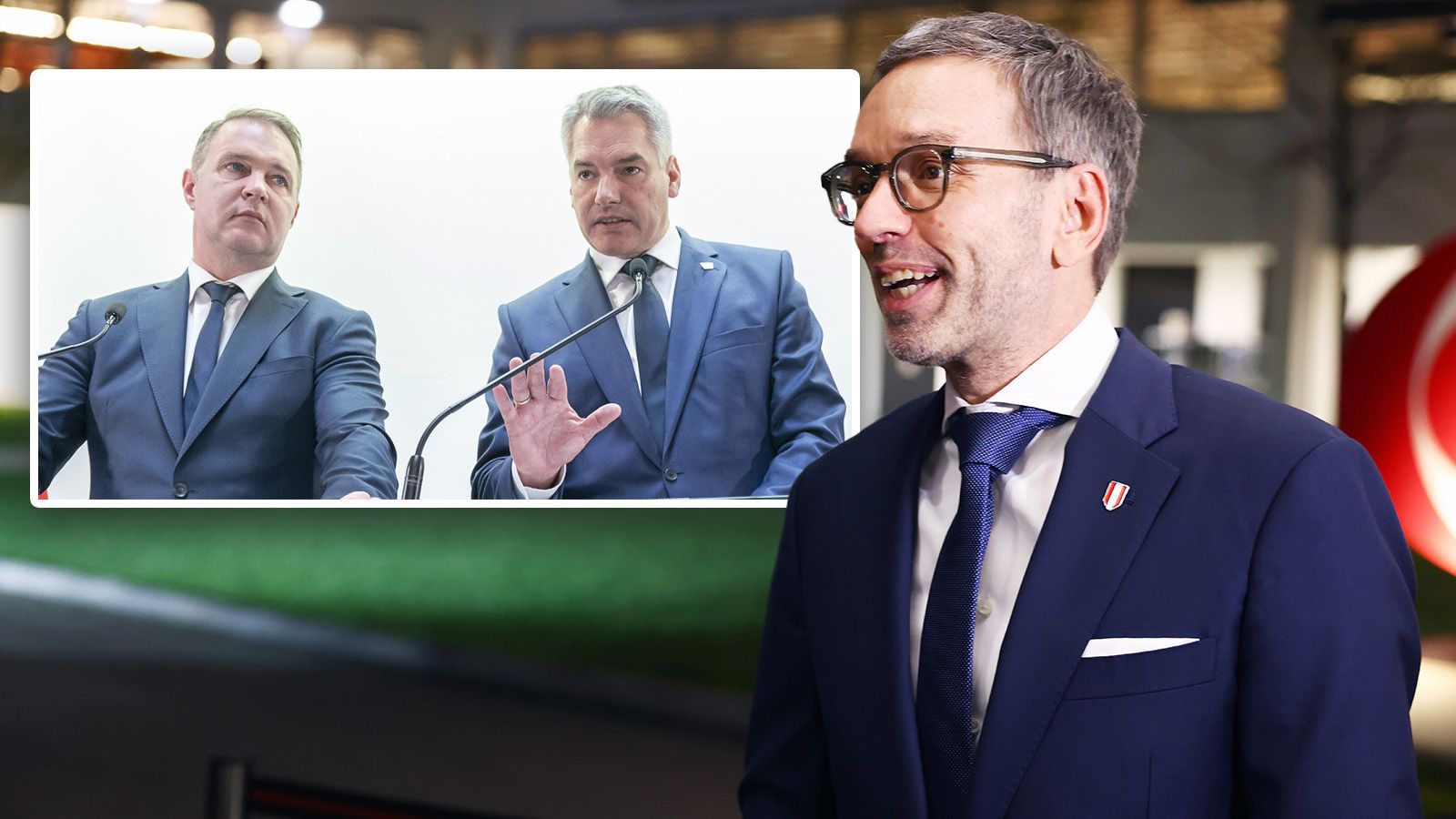 Herbert Kickl hängt die ÖVP in der neuen Umfrage bereits um 15 Prozentpunkte ab.