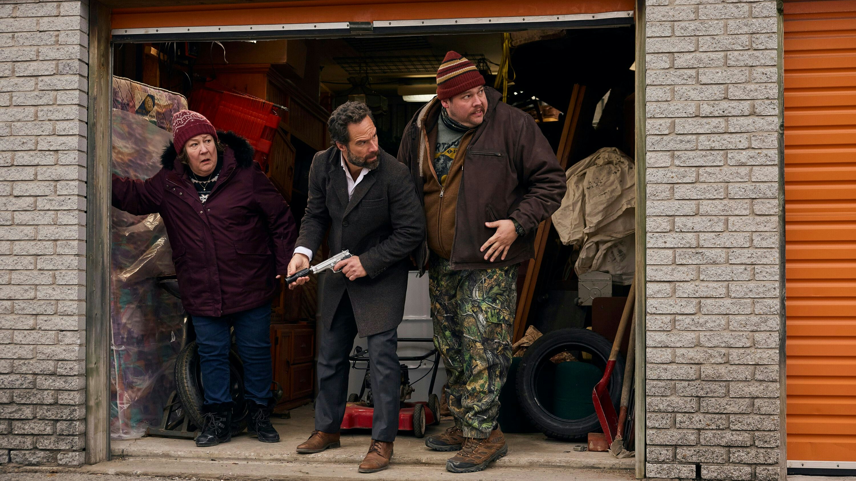 Wollen nicht weniger als die kanadischen Ahornsirup-Reserven stehlen: Ruth (Margo Martindale), Mike (Chris Diamantopoulos) und Remy (Guillaume Cyr) in "The Sticky"