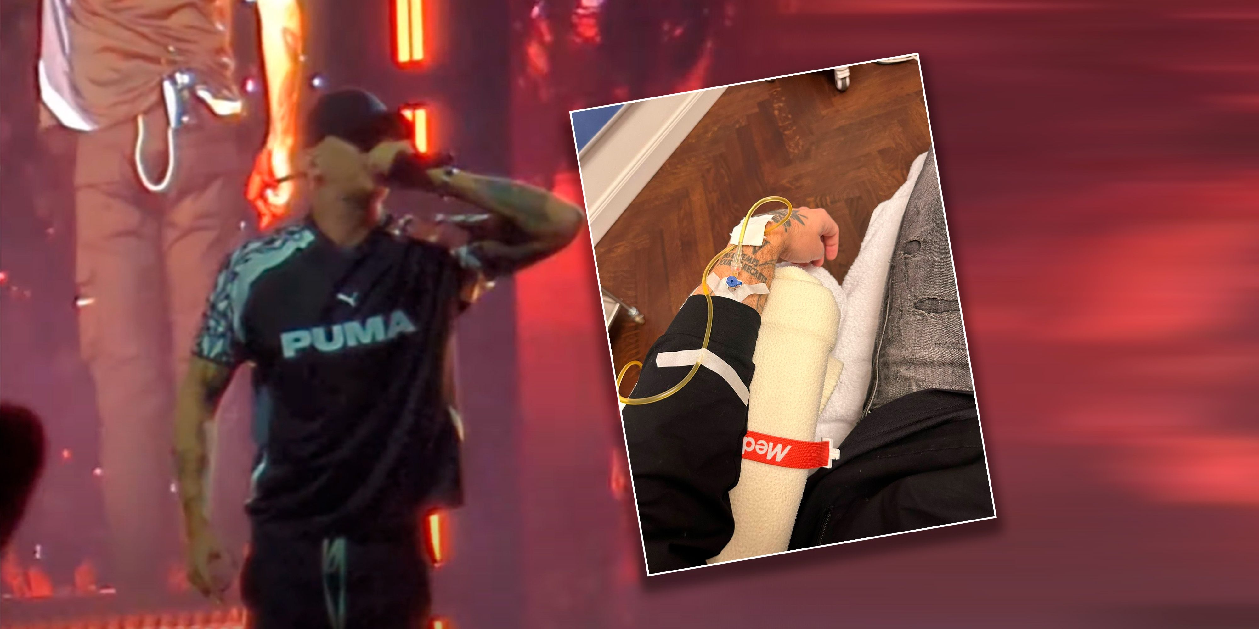 RAF Camora hat ein Virus erwischt. 